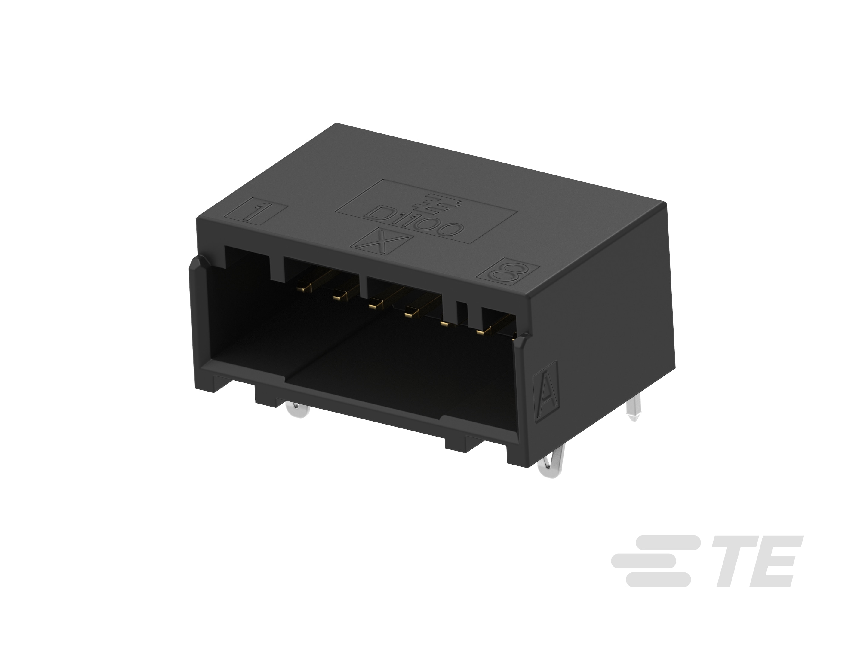 HDR ASSY (H-TYPE) 8POS Y-KEY Au-2-1939760-8