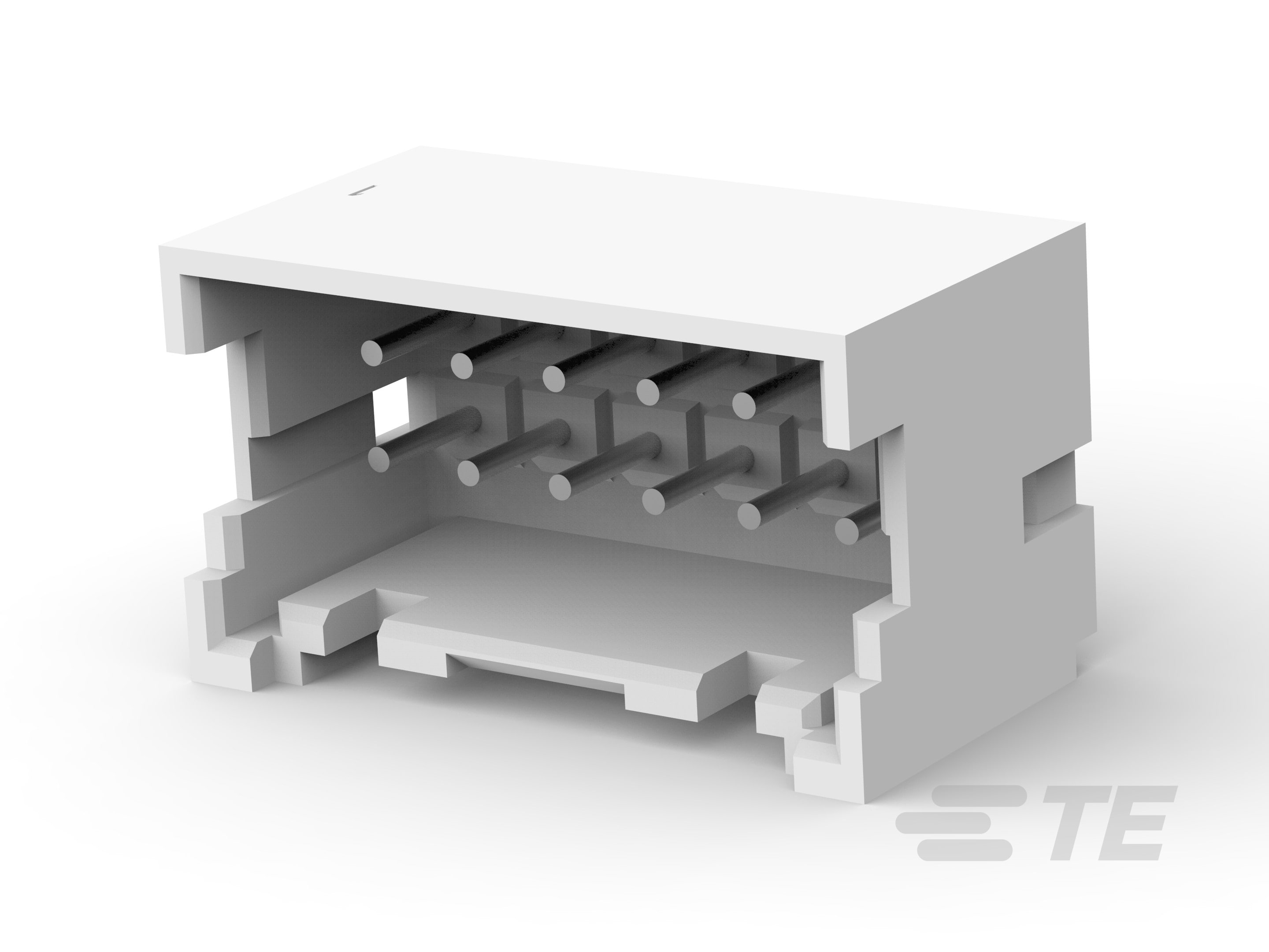 ASSY, HDR, VERT, BOSSED, DUAL ROW, EP2.5-1-1969543-2