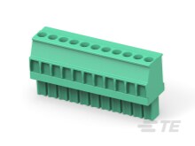 Str Plug, 3.5mm, Green, LH, 11-1-1986371-1