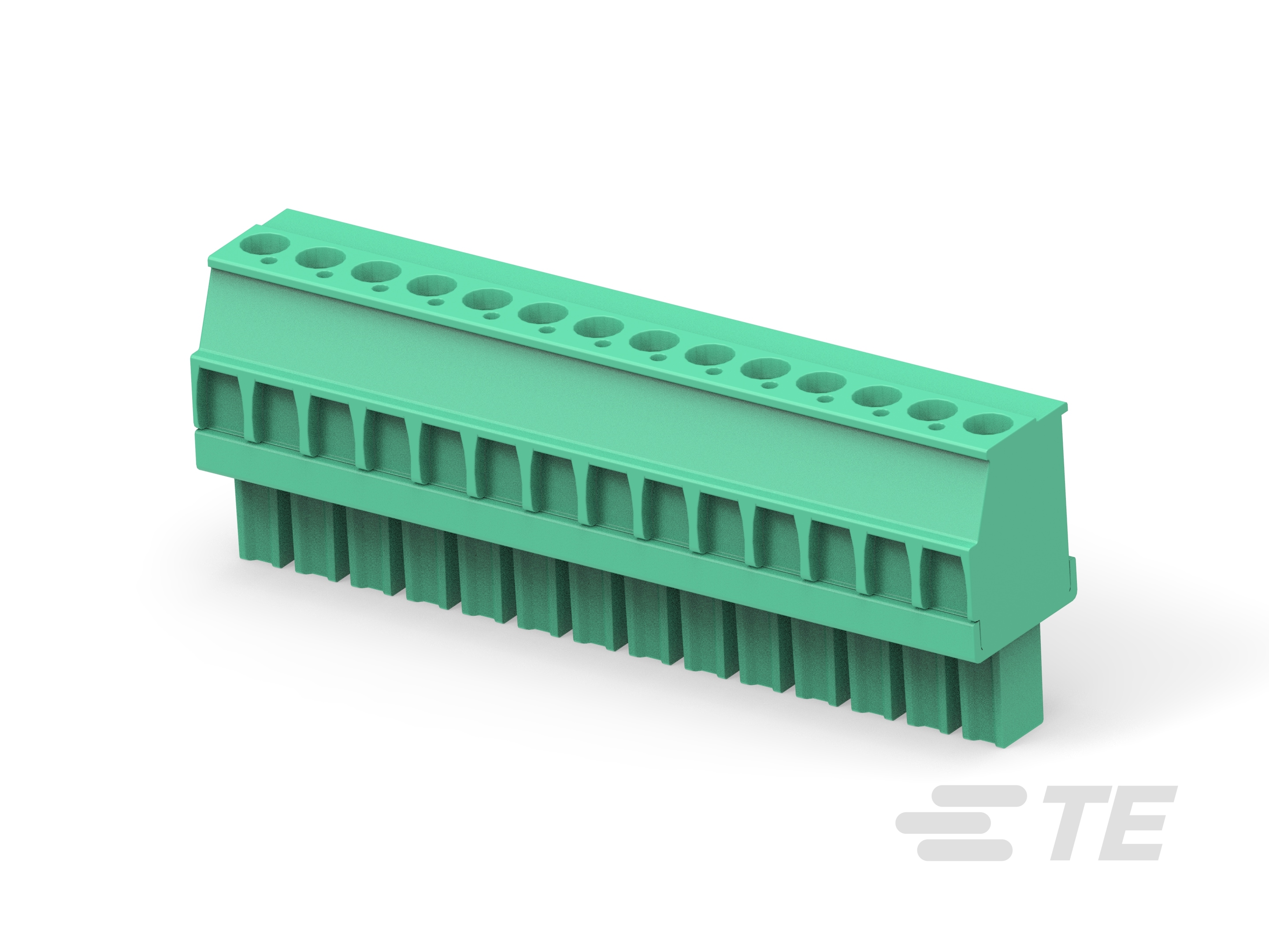 Str Plug, 3.81mm, Green, LH, 14 posn-1-1986375-4