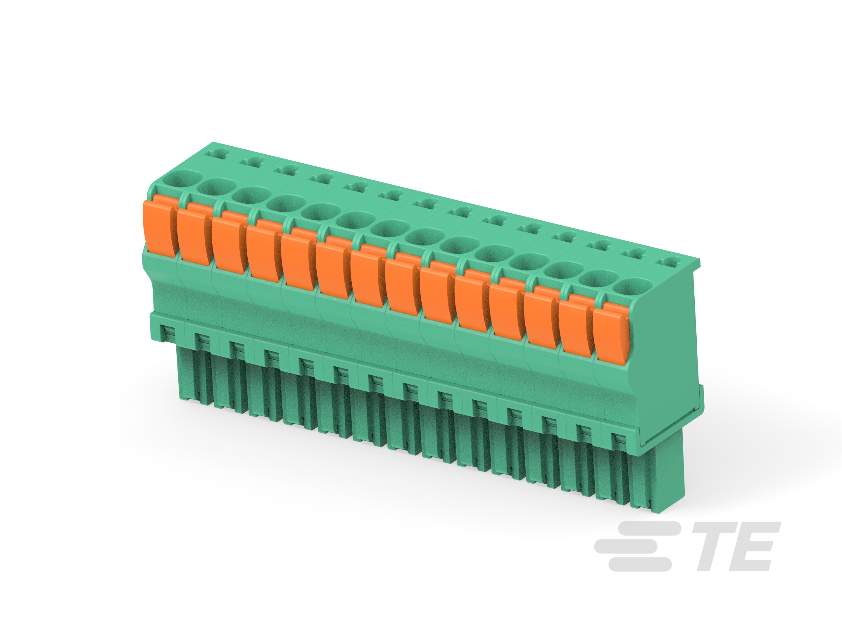 STR PLUG SPRING TYPE RH 14P, 3.50mm-1-1986692-4