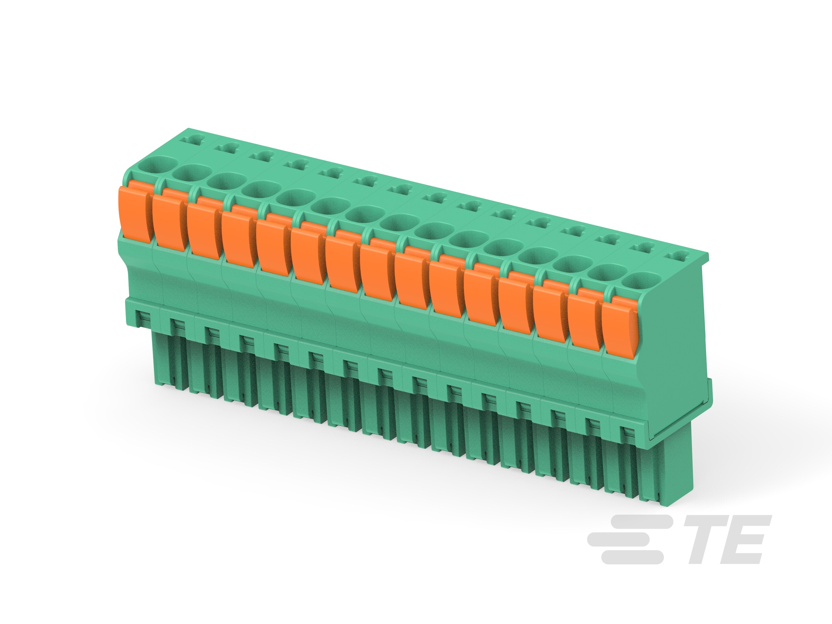 STR PLUG SPRING TYPE RH 15P, 3.50mm-1-1986692-5