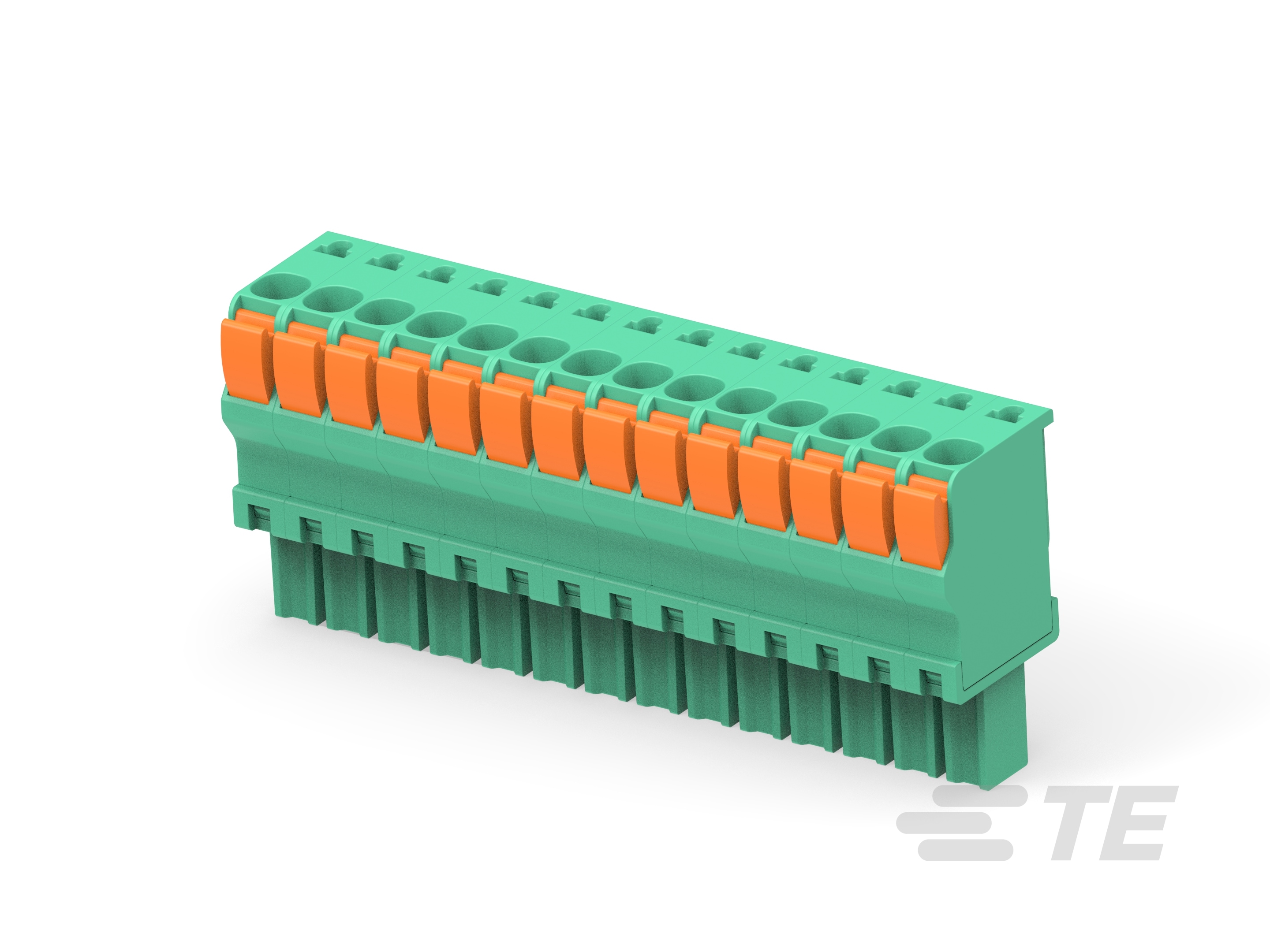 STR PLUG SPRING TYPE LH 14P, 3.50mm-1-1986693-4