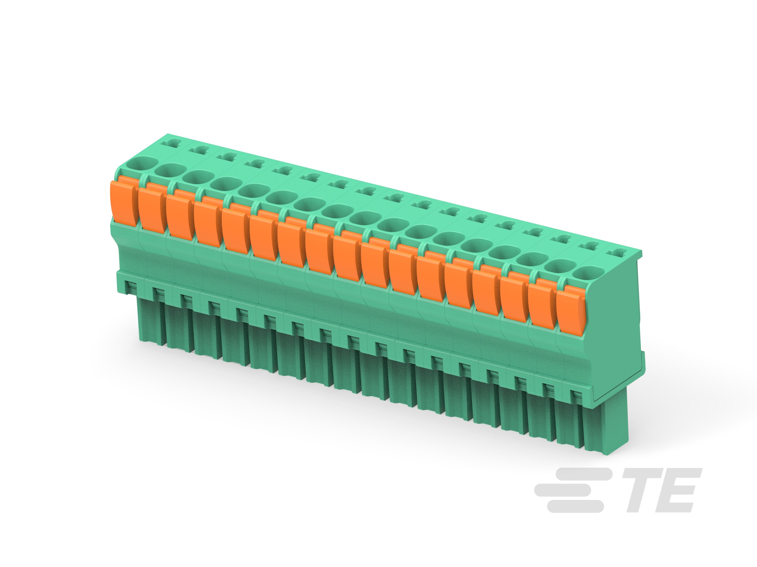 STR PLUG SPRING TYPE LH 17P, 3.50mm-1-1986693-7