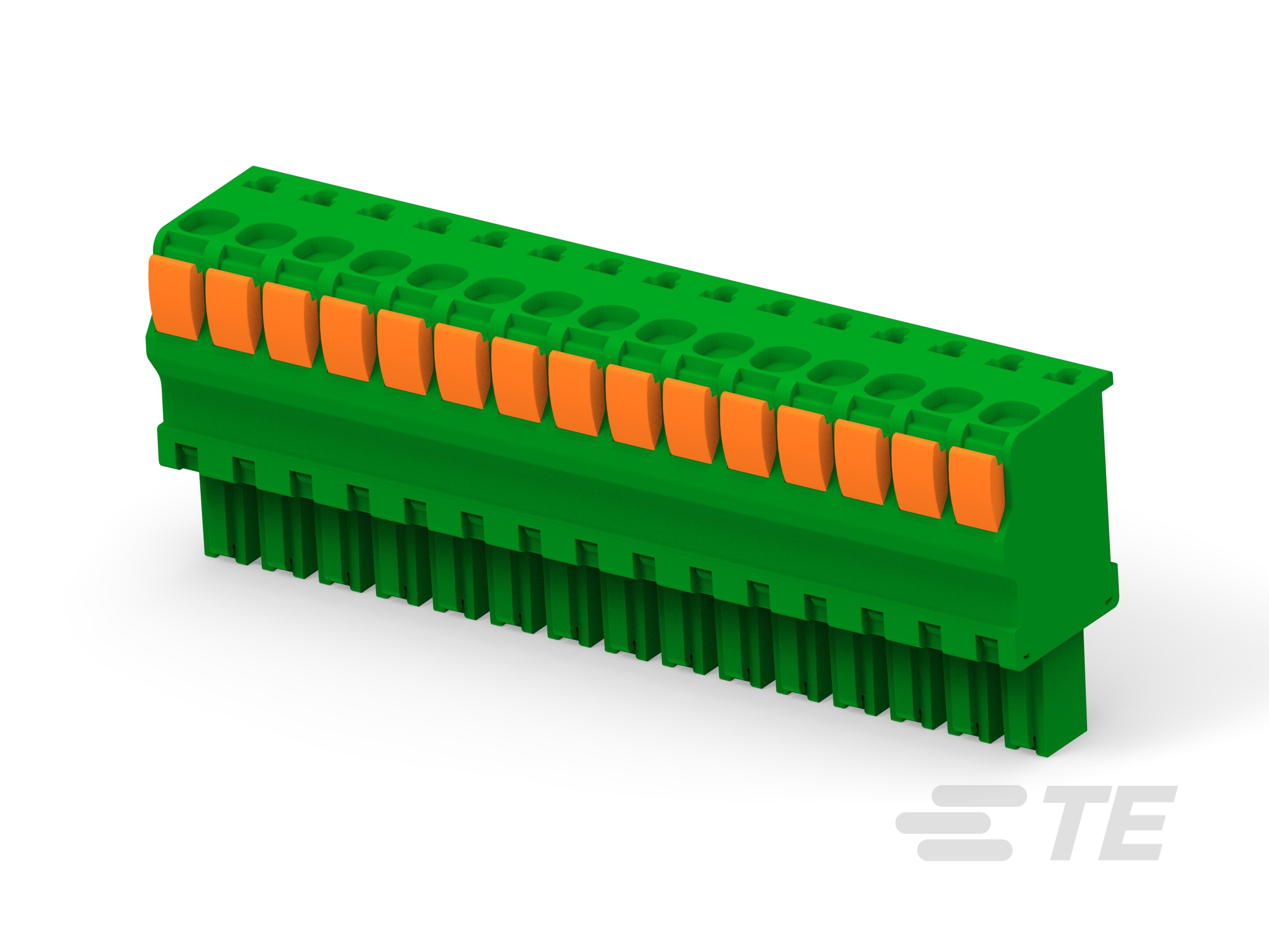 STR PLUG SPRING TYPE RH 15P, 3.81mm-1-1986720-5