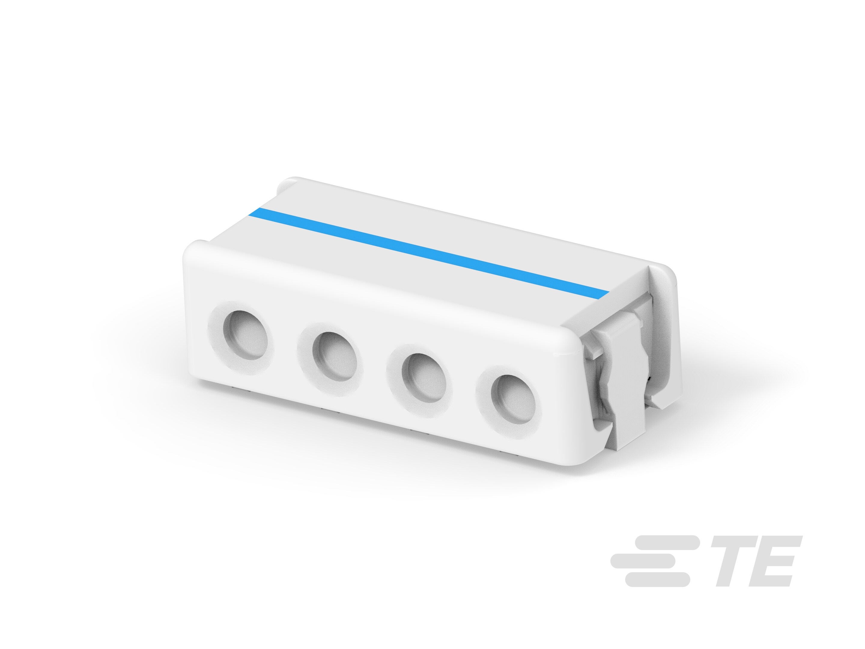 Connector, SMT-IDC PASS THRU,  4 POS, 20-1-2106431-4