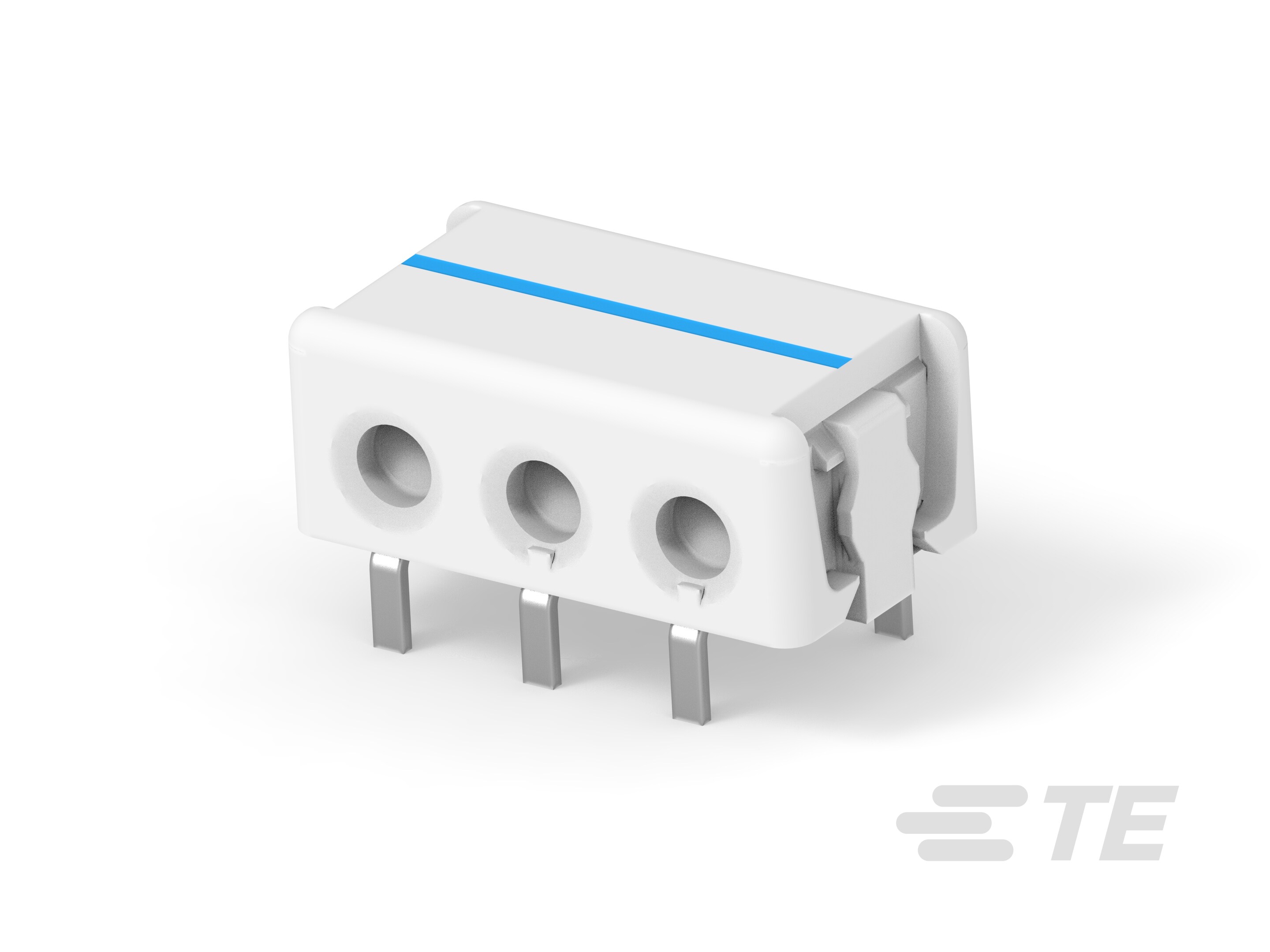 Connector, Thru Hole-IDC, 3 pos, 20AWG-1-2106751-3