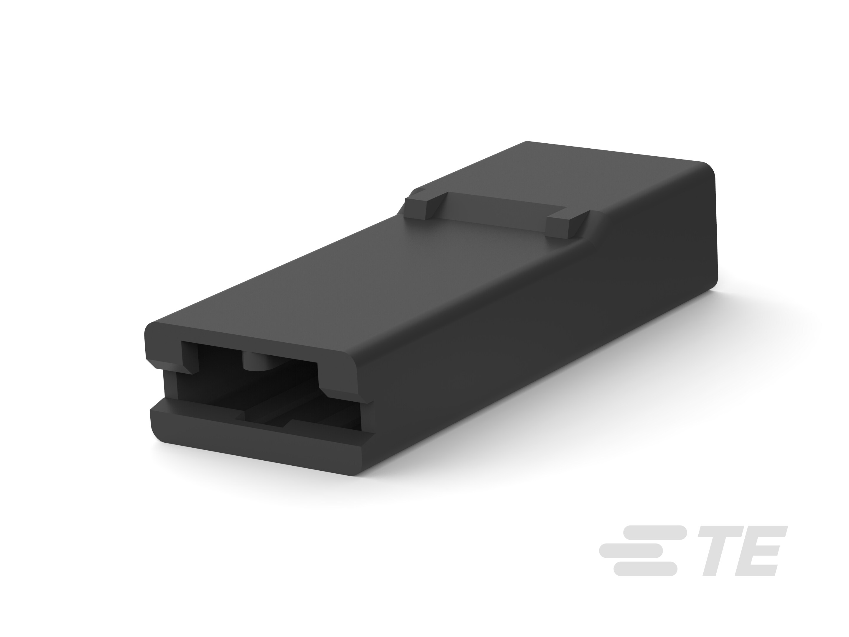 250 FASTON HSG.,REC.,1 POS,BLACK-1-2133346-4