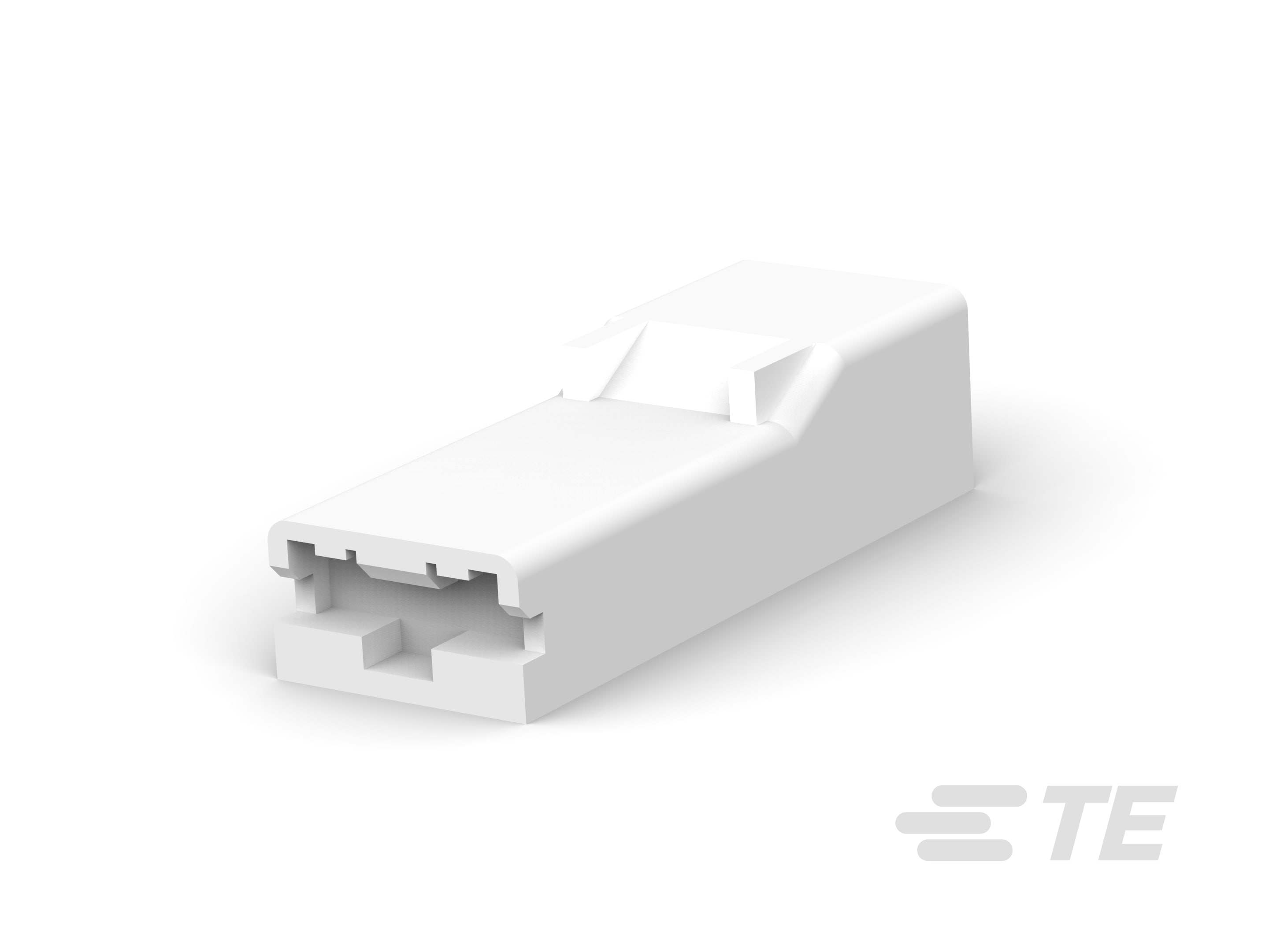 187 FASTON HSG.,REC.,1 POS,NATRUAL-1-2133394-1