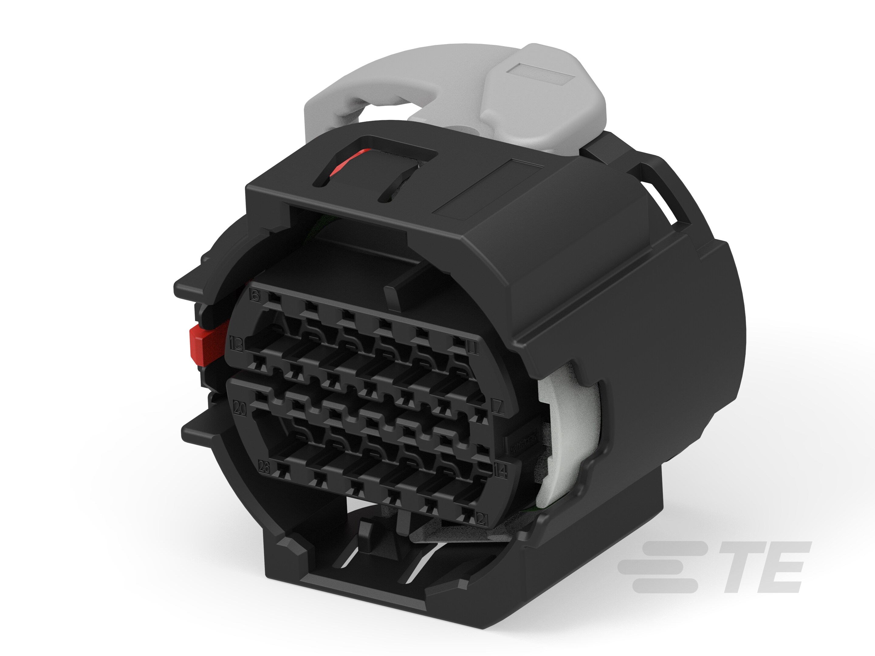 26POS,MCON 1.2,REC HSG ASSY,SLD,COD A-1-2203973-5