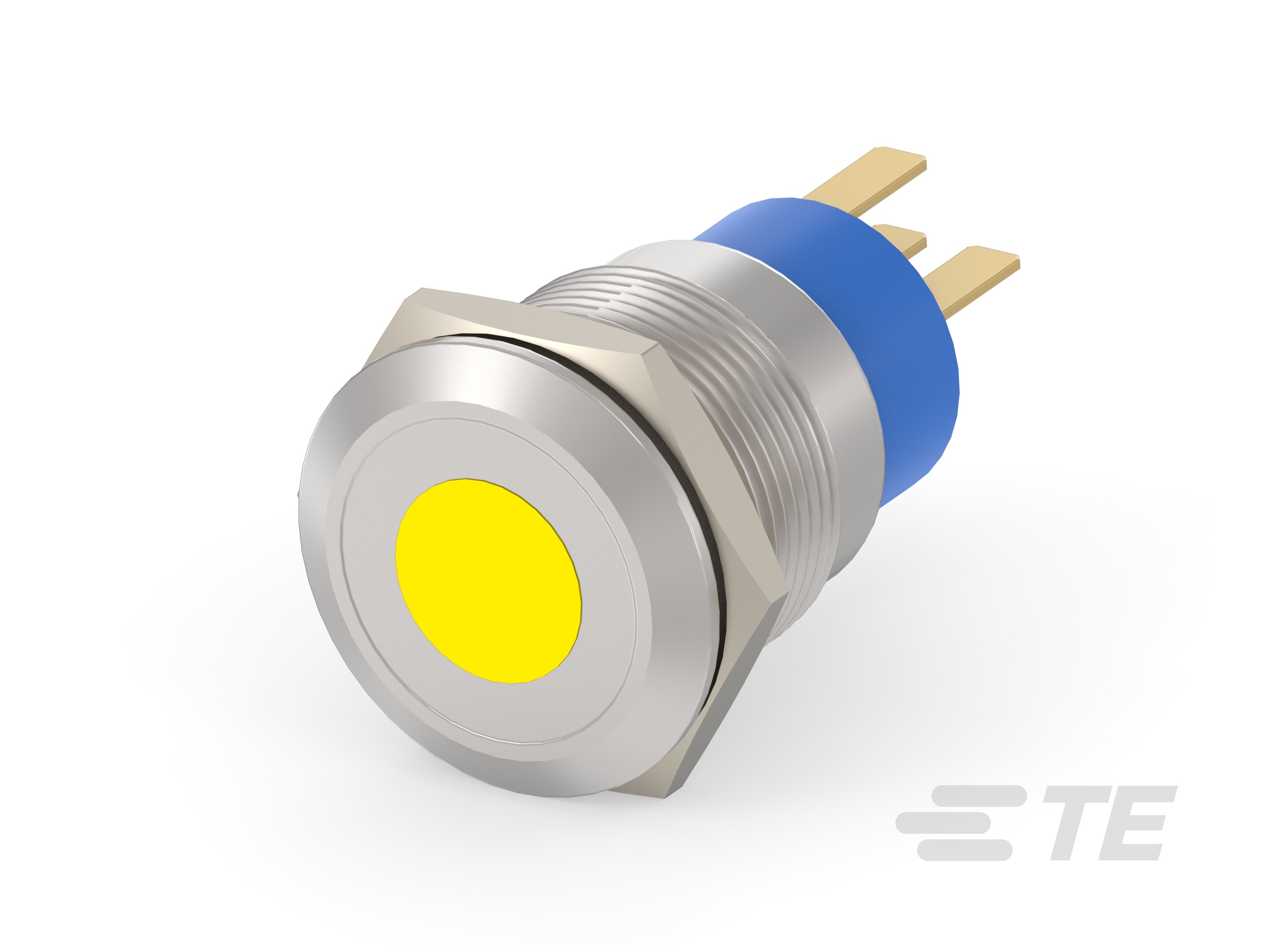 AV19 SPL 0.4VA SPOT LED YELLOW 24V-3-2213765-2