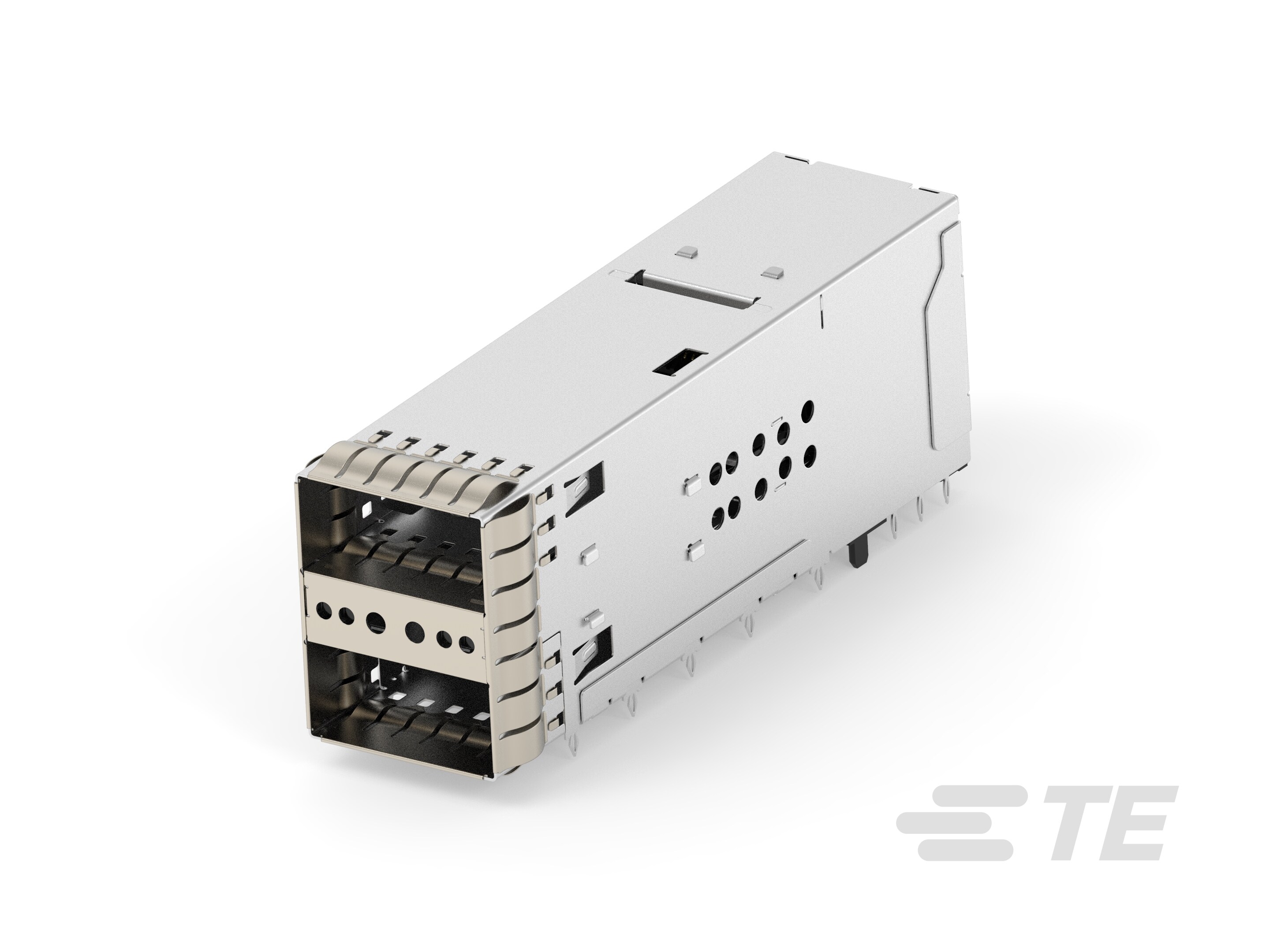 ZQSFP+ STACKED REC ASSEMBLY 2X1,4LP DOWN-1-2227669-1