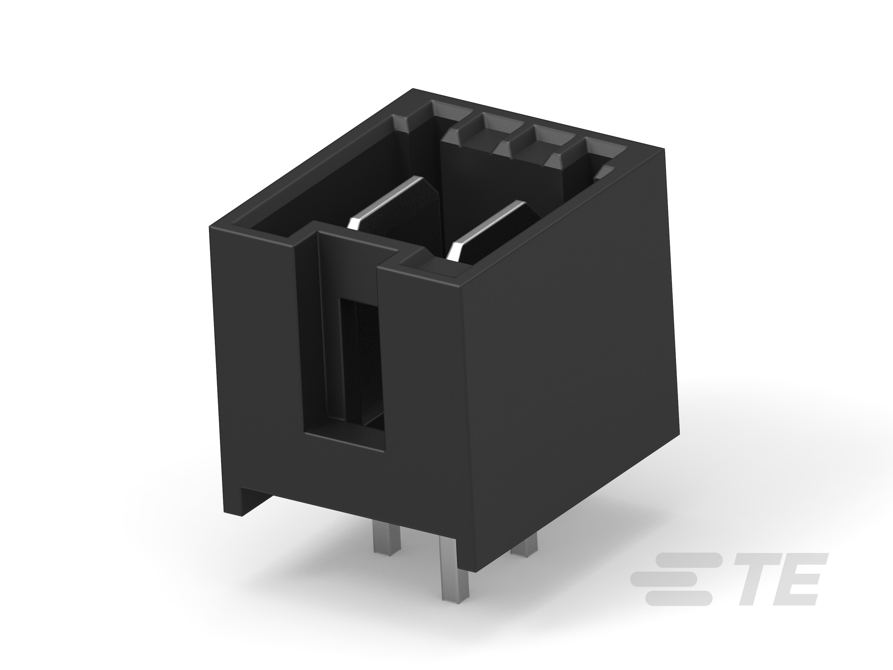 2P, RAST 5 Tab Header, THV,black, Tin-1-2232000-2