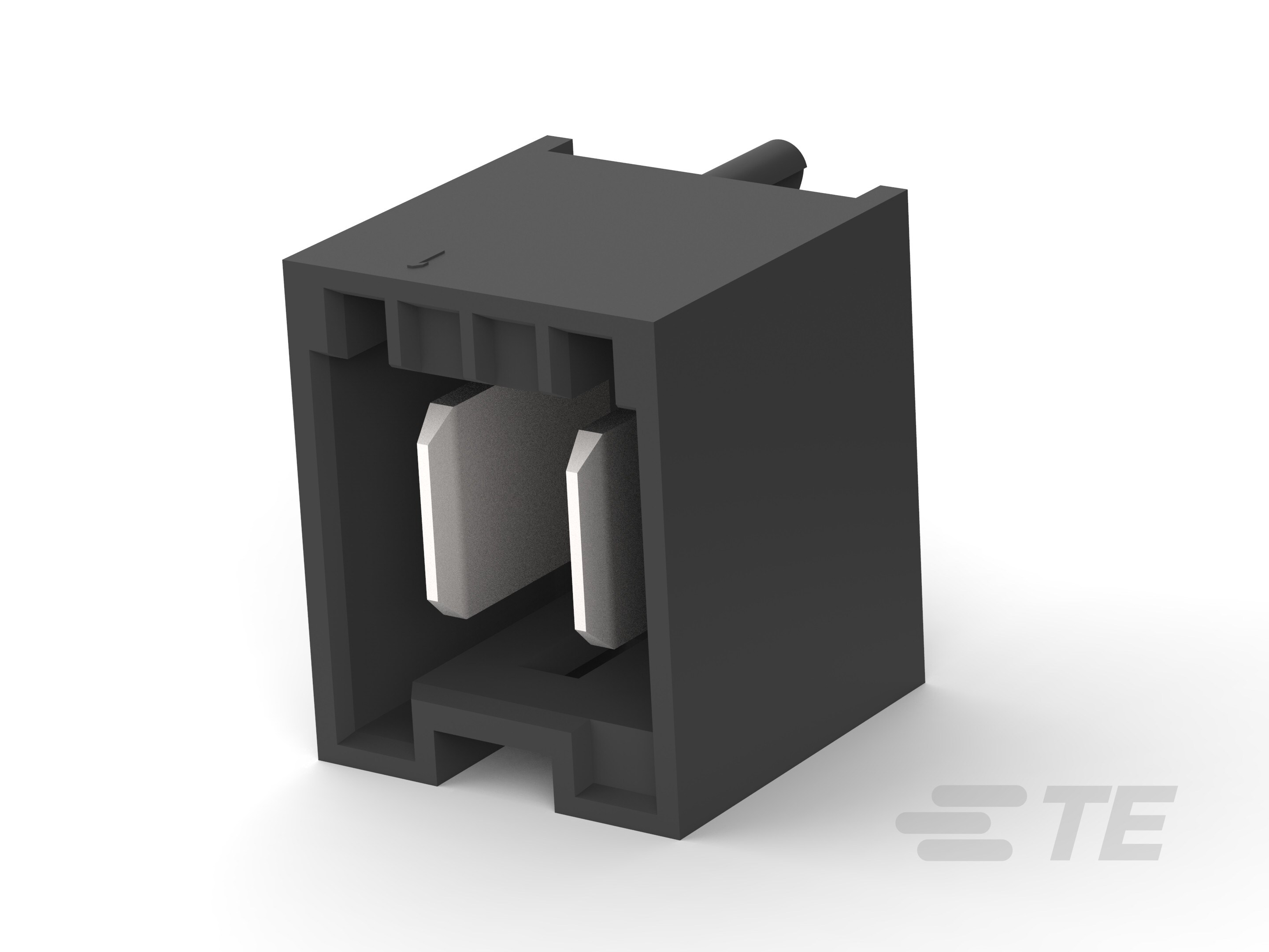 2P, RAST 5 Tab Header, THV,black, silver-1-2232001-2