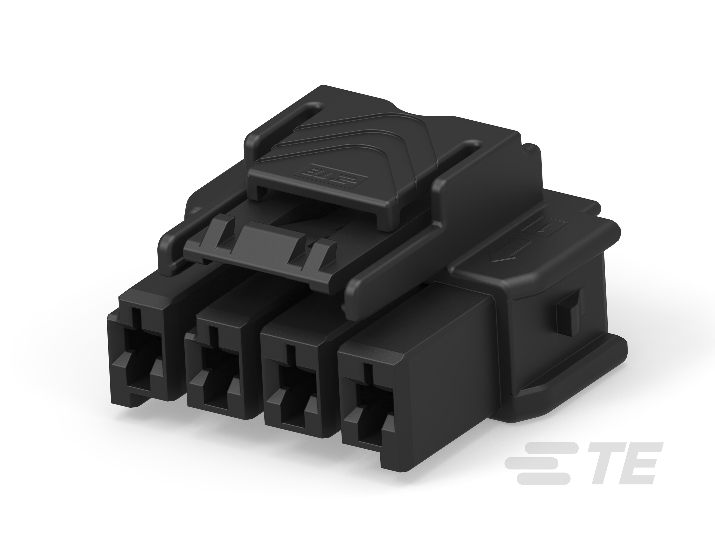 PTL HWI PLUG HOUSING 1X4 KEY A BLACK-1-2232265-3