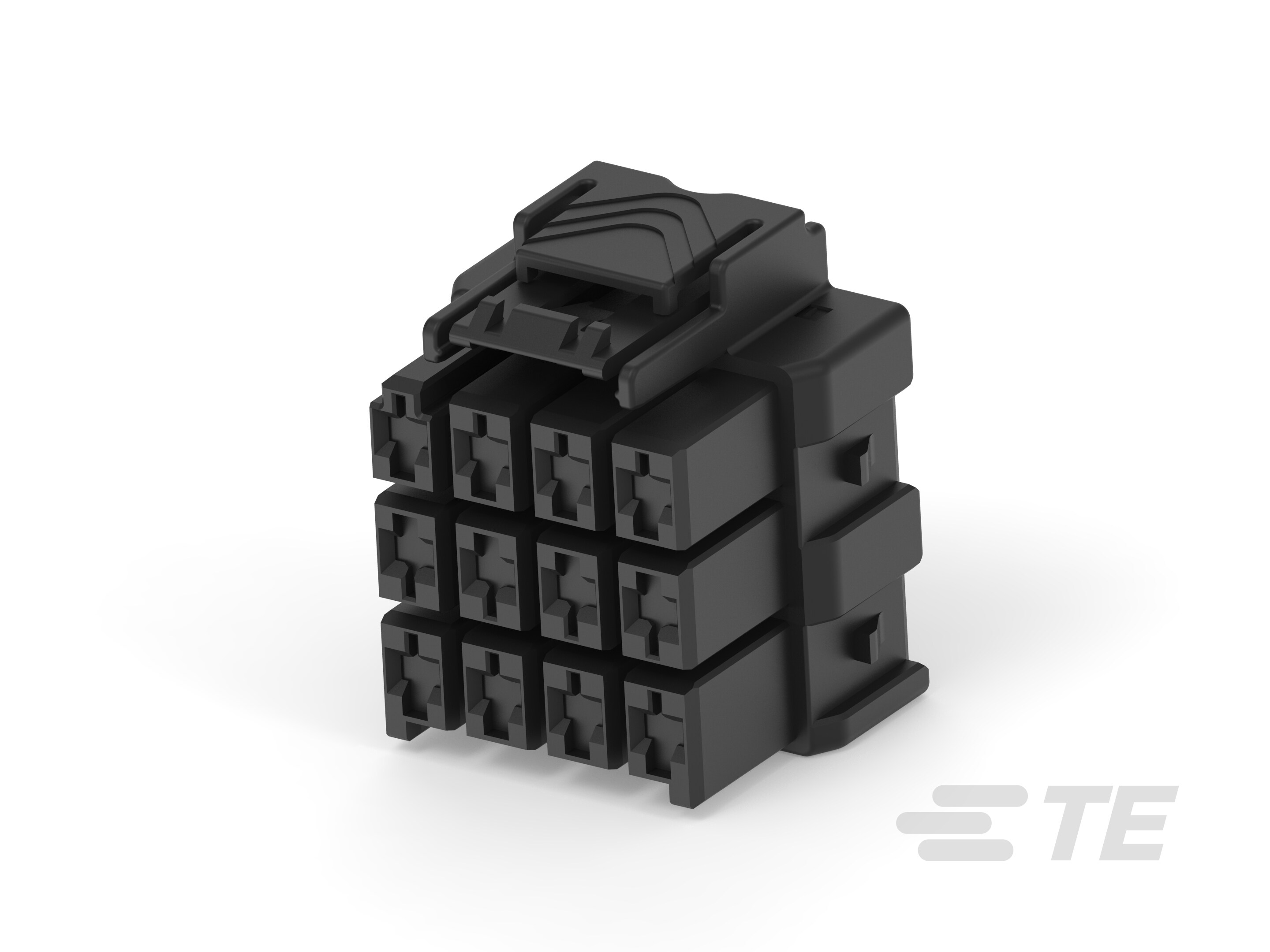 PTL 3X4 PLUG HSG HOT WIRE KEY A BLK-1-2232357-4