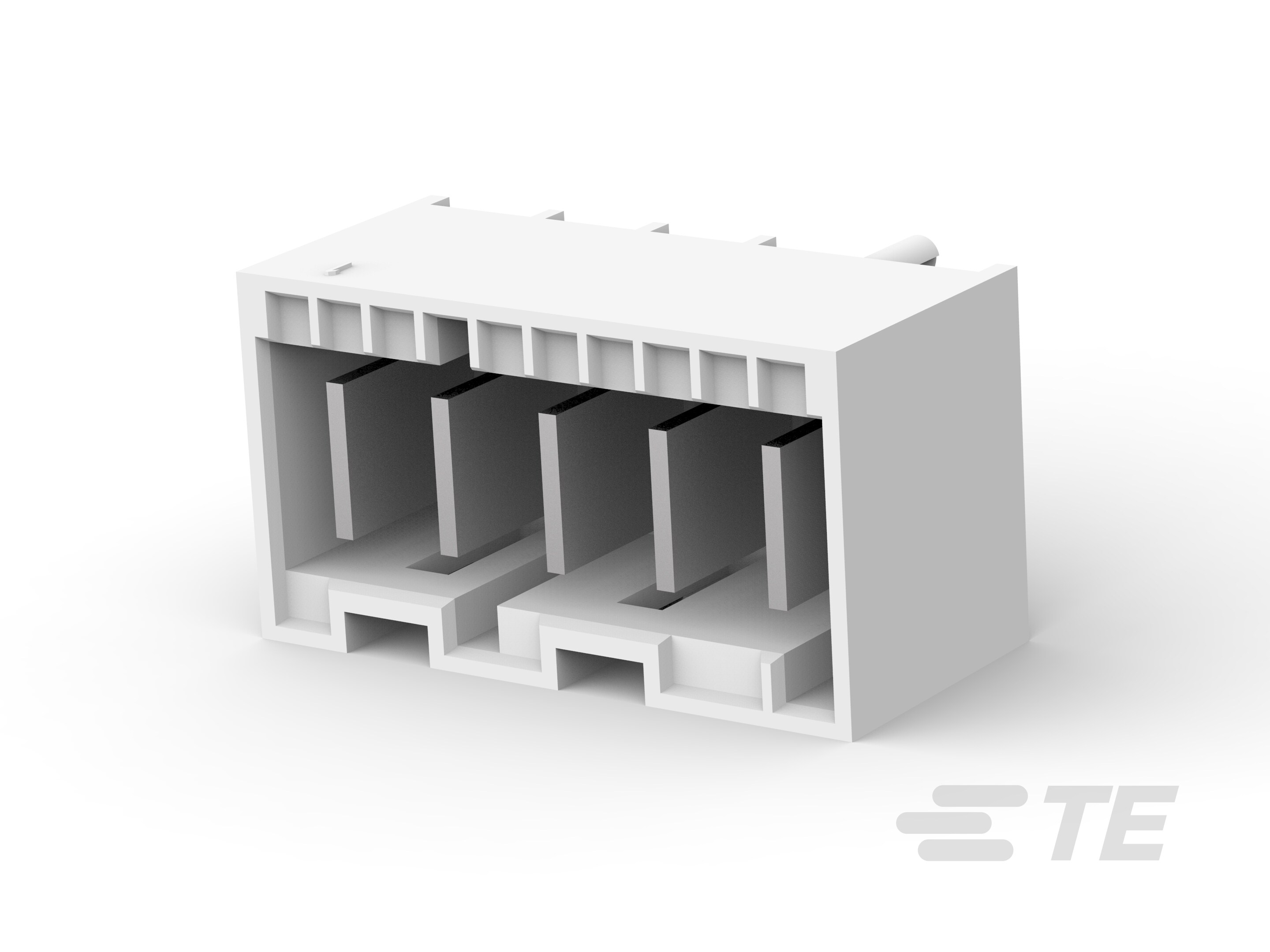 5P, PL RAST 5 Tab Header, TH,Vertical-2232532-5