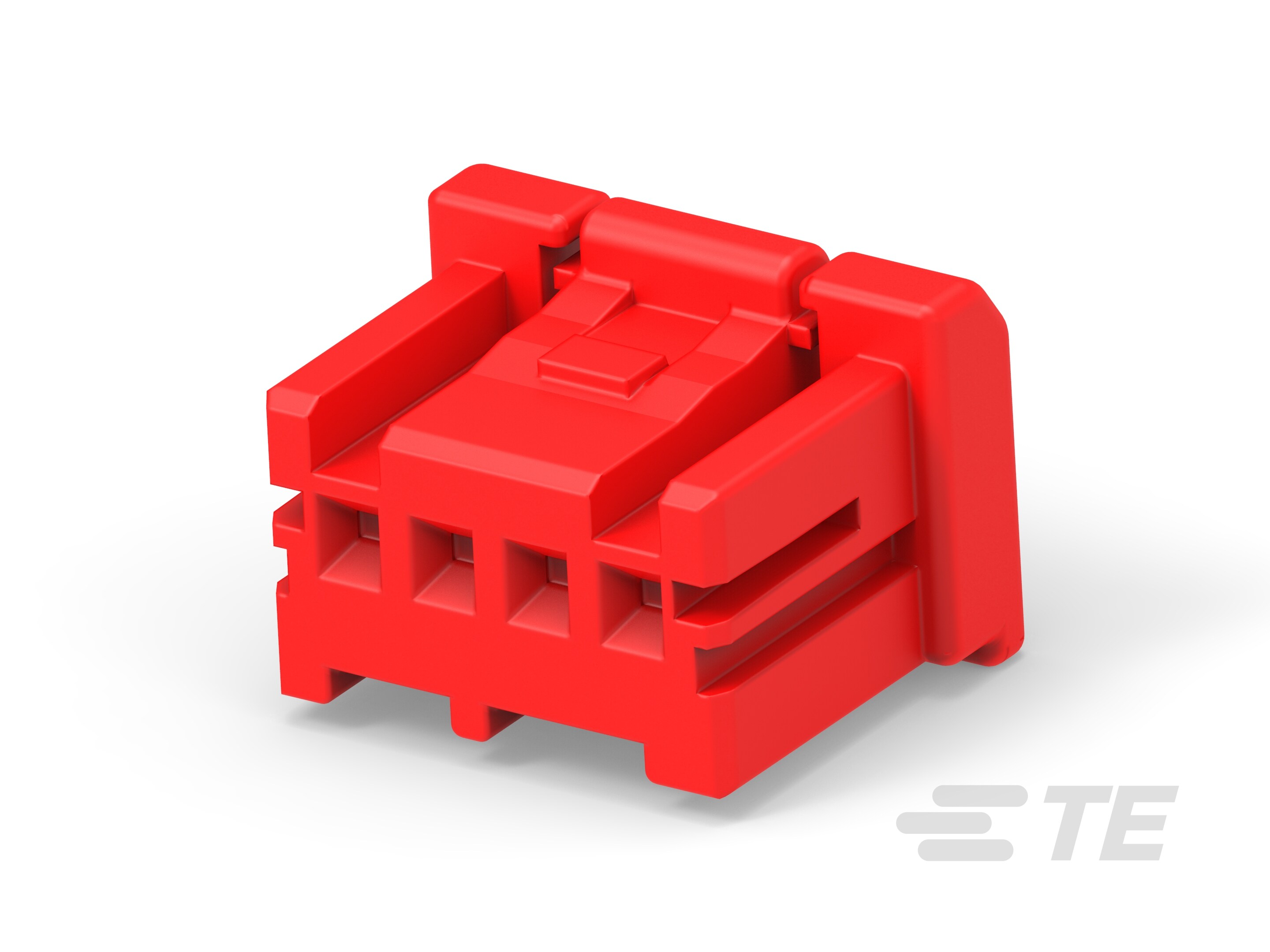 GIC 2.5 W PLUG HSG 4P RED-1-2232569-2