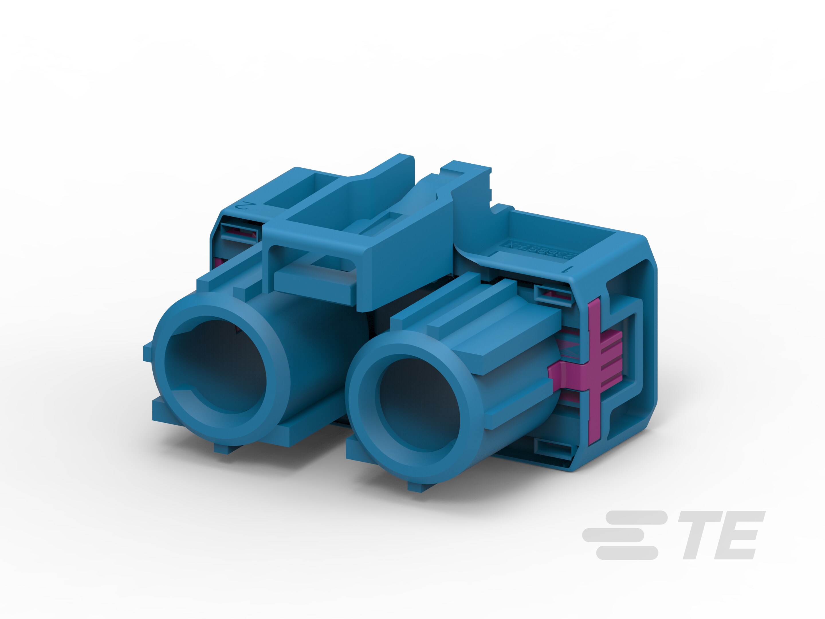 DUAL HSD 12.7MM,SOC HSG,90DEG,COD C-1-2236888-3