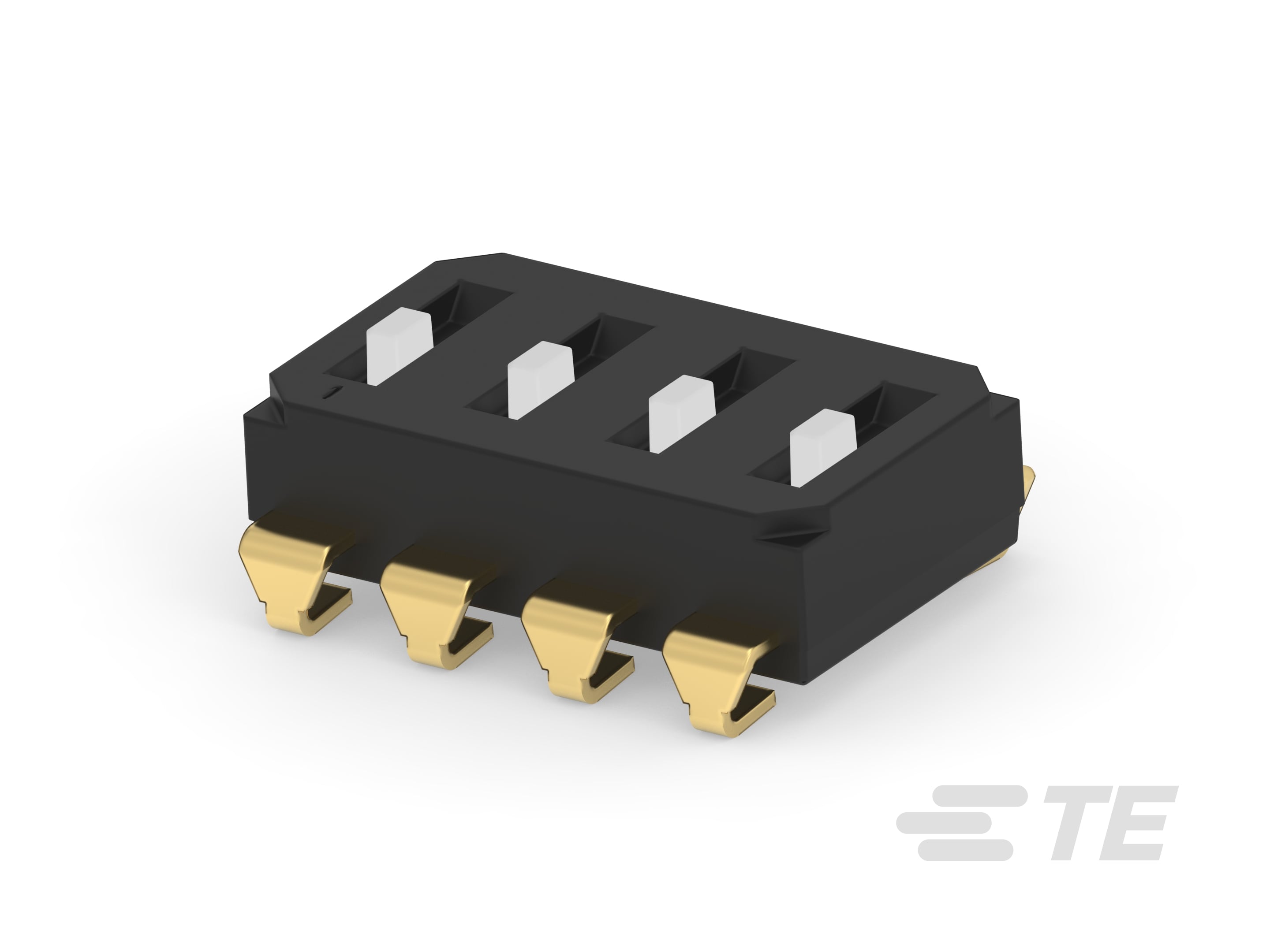 END STACK DIP 4P J RAISED  TUBE-1-2319847-4