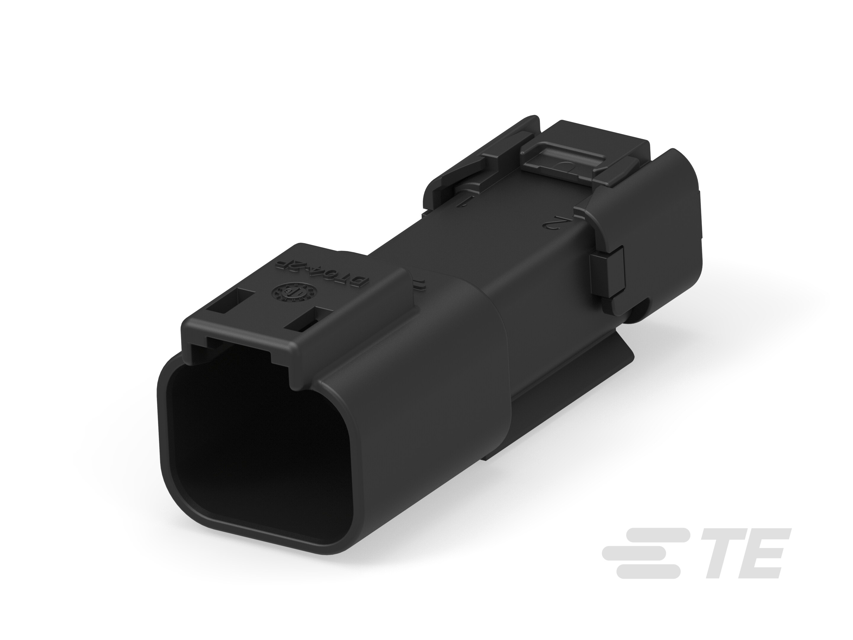 DT04-2P-TR32-100K, REC,2P,BLK,SNAPCAP,AU-1-2322907-1