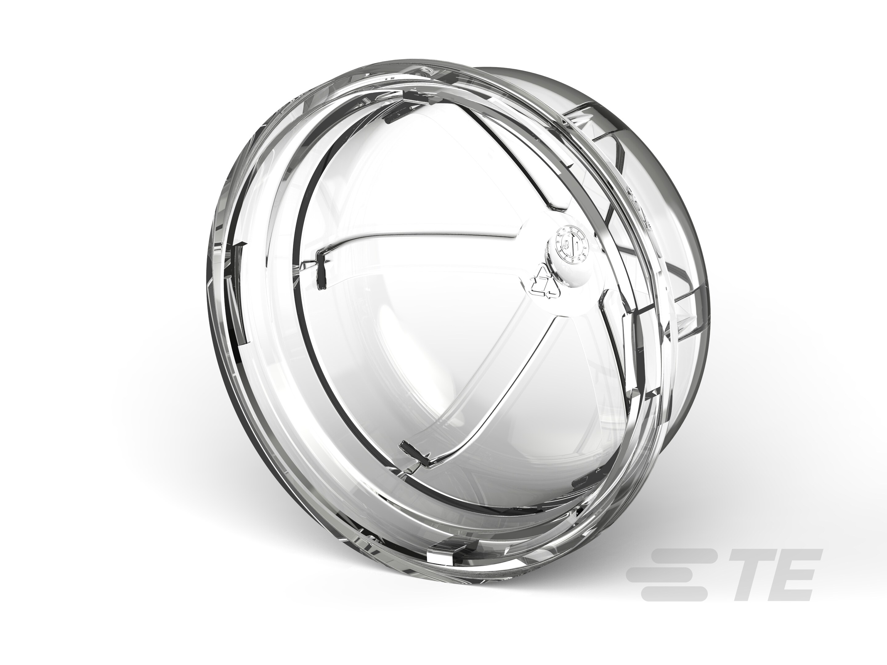 LUMAWISE 40MM DIA DOME CLEAR LOW-1-2329013-1