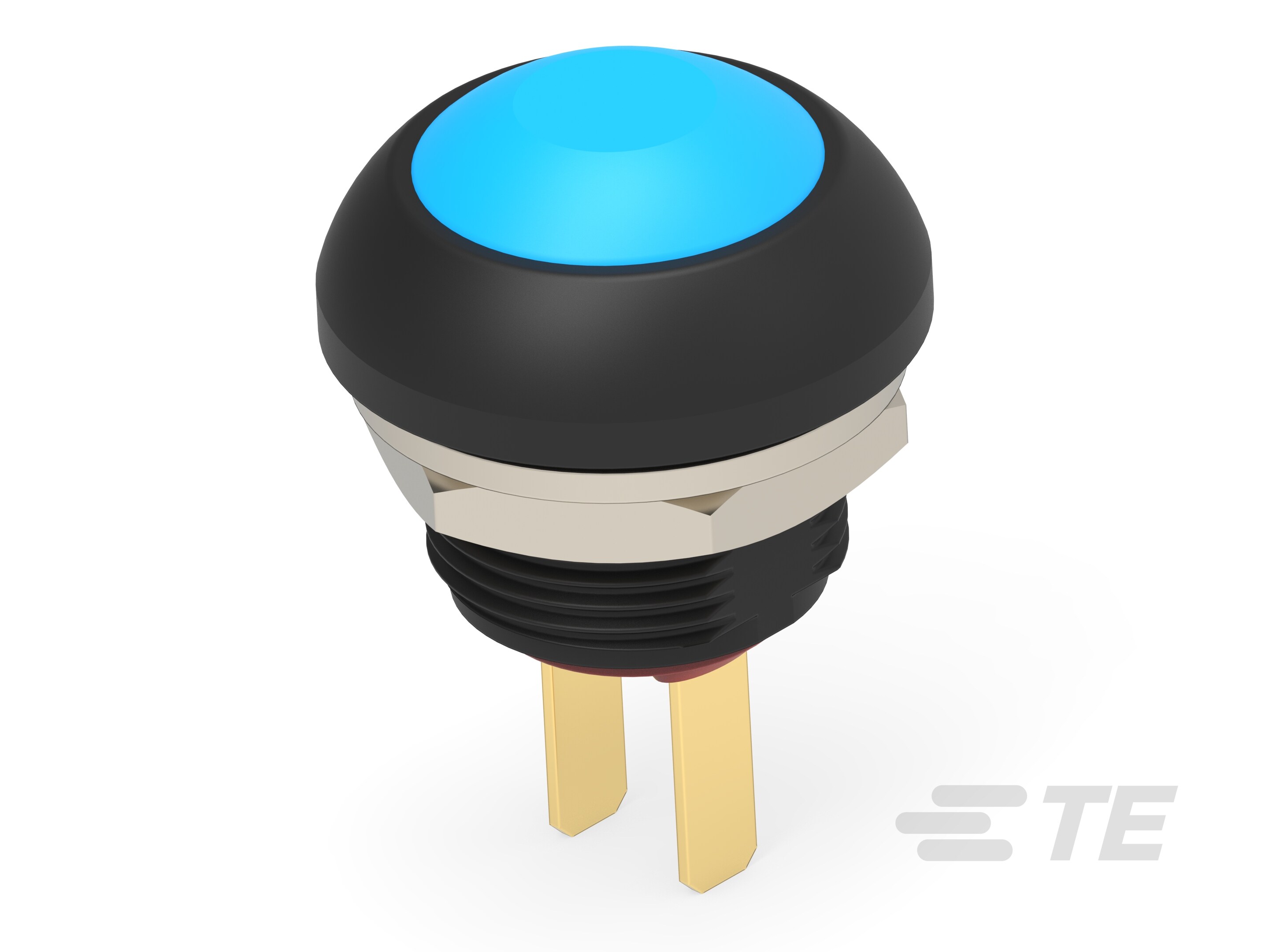 PB OFF/ON FC BLU M3 TERM.  IP68-1-2329383-5