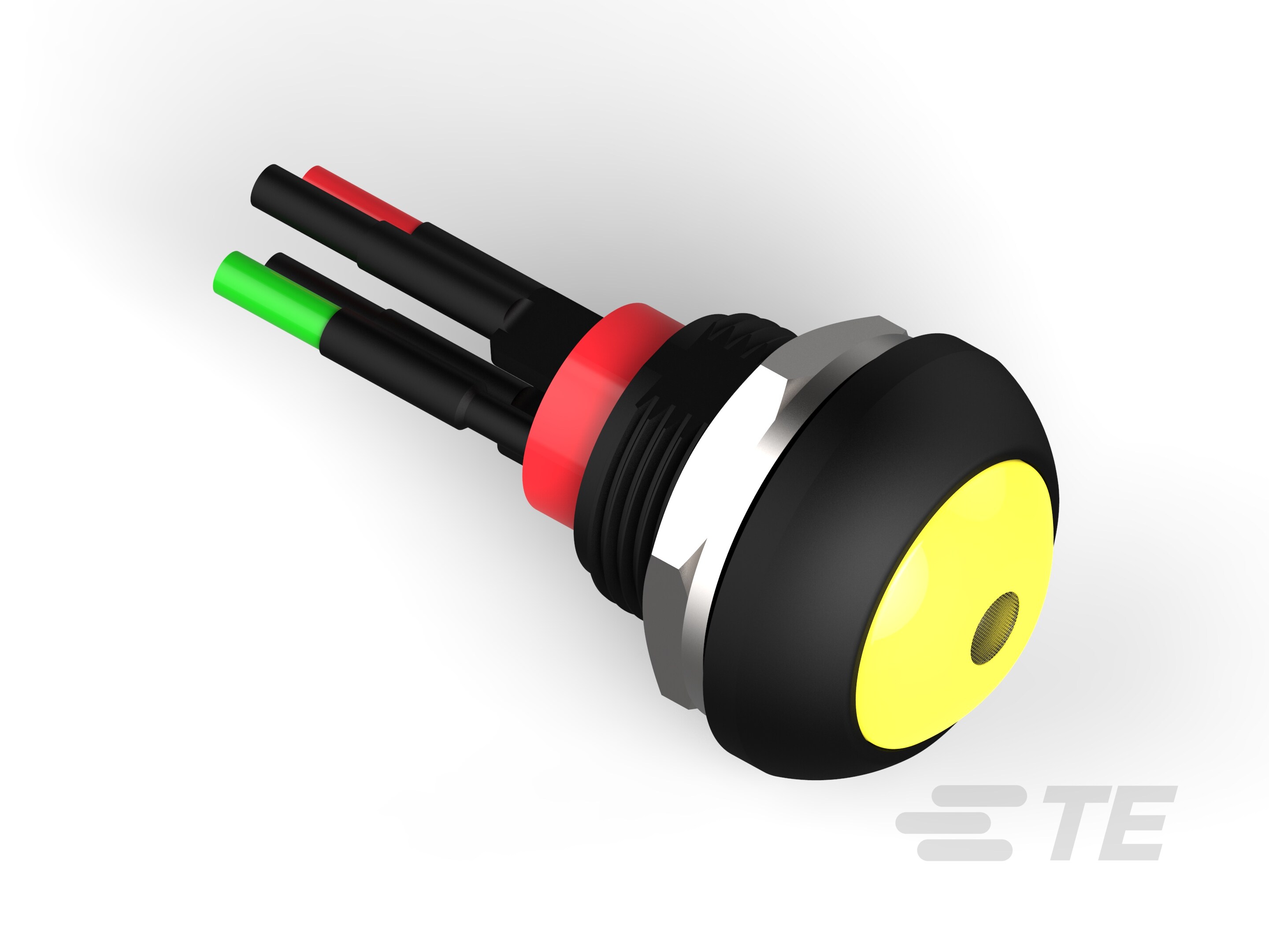 PB OFF/ON FC YLW M1 TERM RED LED IP68 50-1-2329389-2