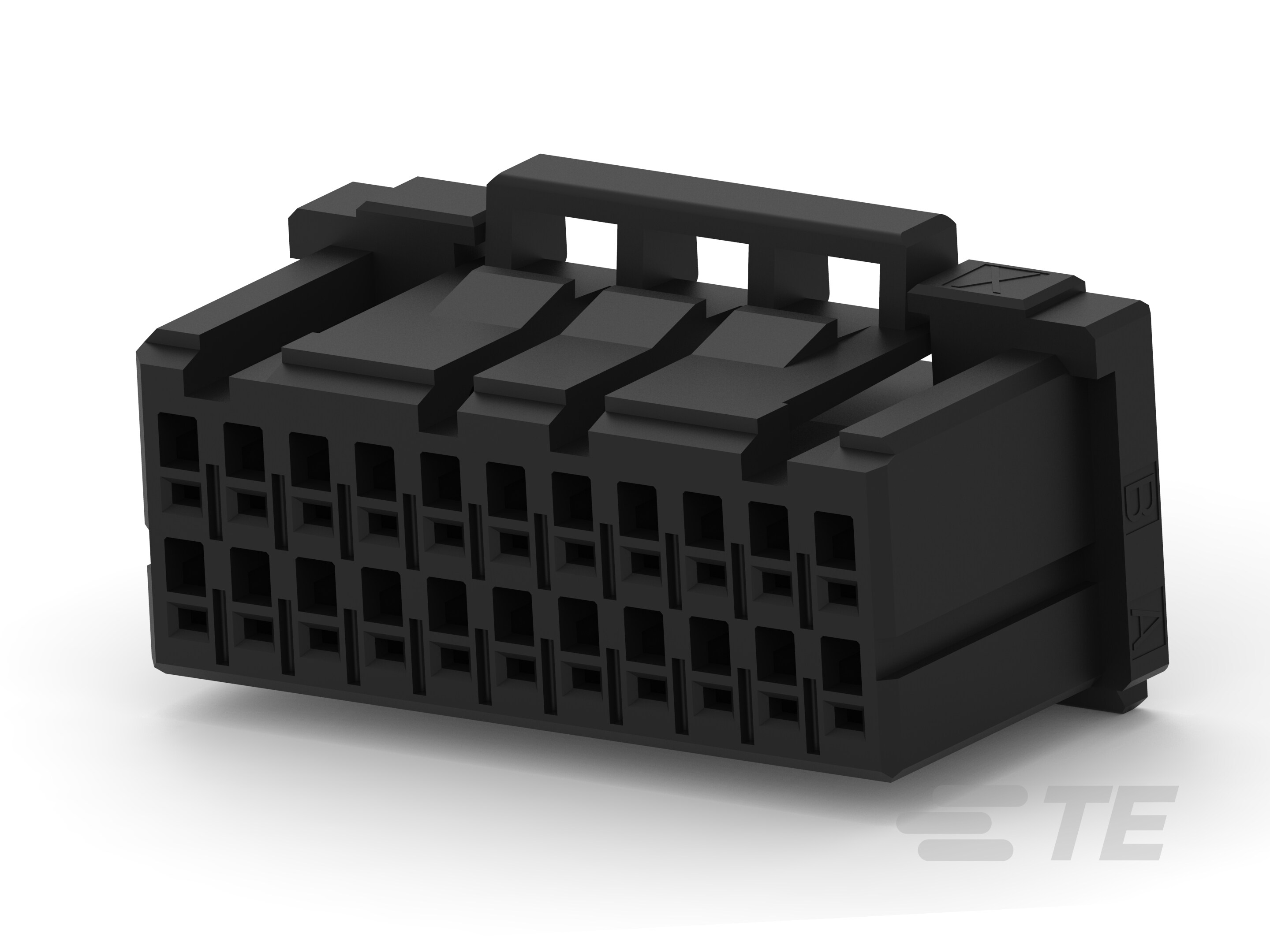 DYNAMIC 1100D REC HSG 22P X  BLACK-1-1827863-1