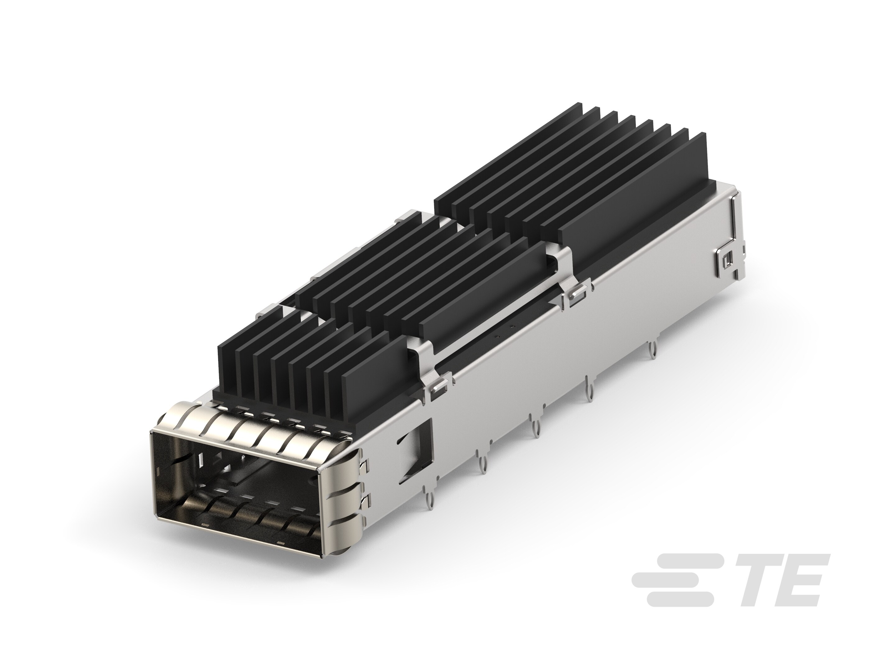 QSFP-DD 1X1, STANDARD, W/ SAN HS, 0 REAR-1-2342933-2