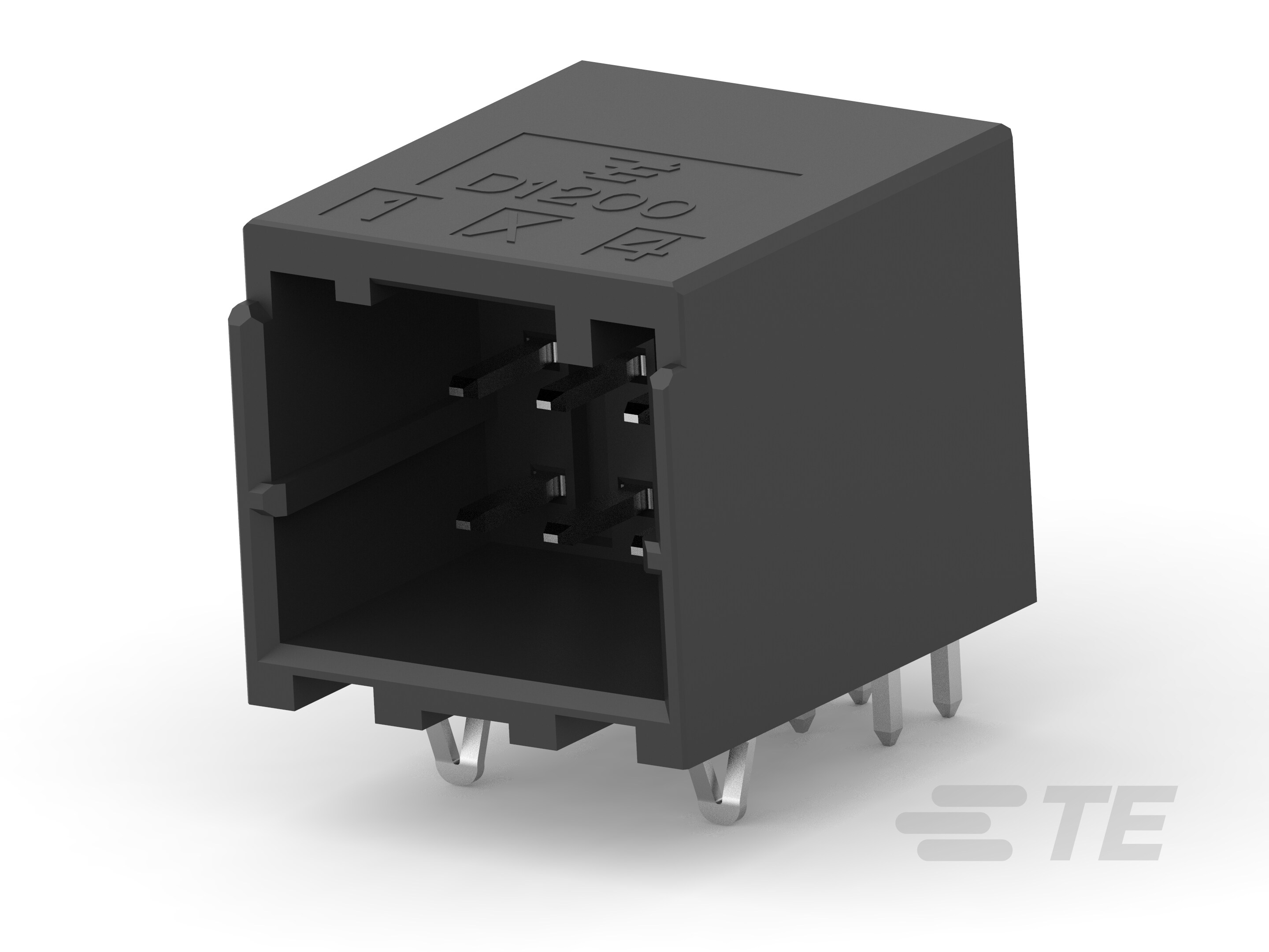 DYNAMIC 1200D HDR ASSY H 8PX BLACK TIN-1-2348455-4