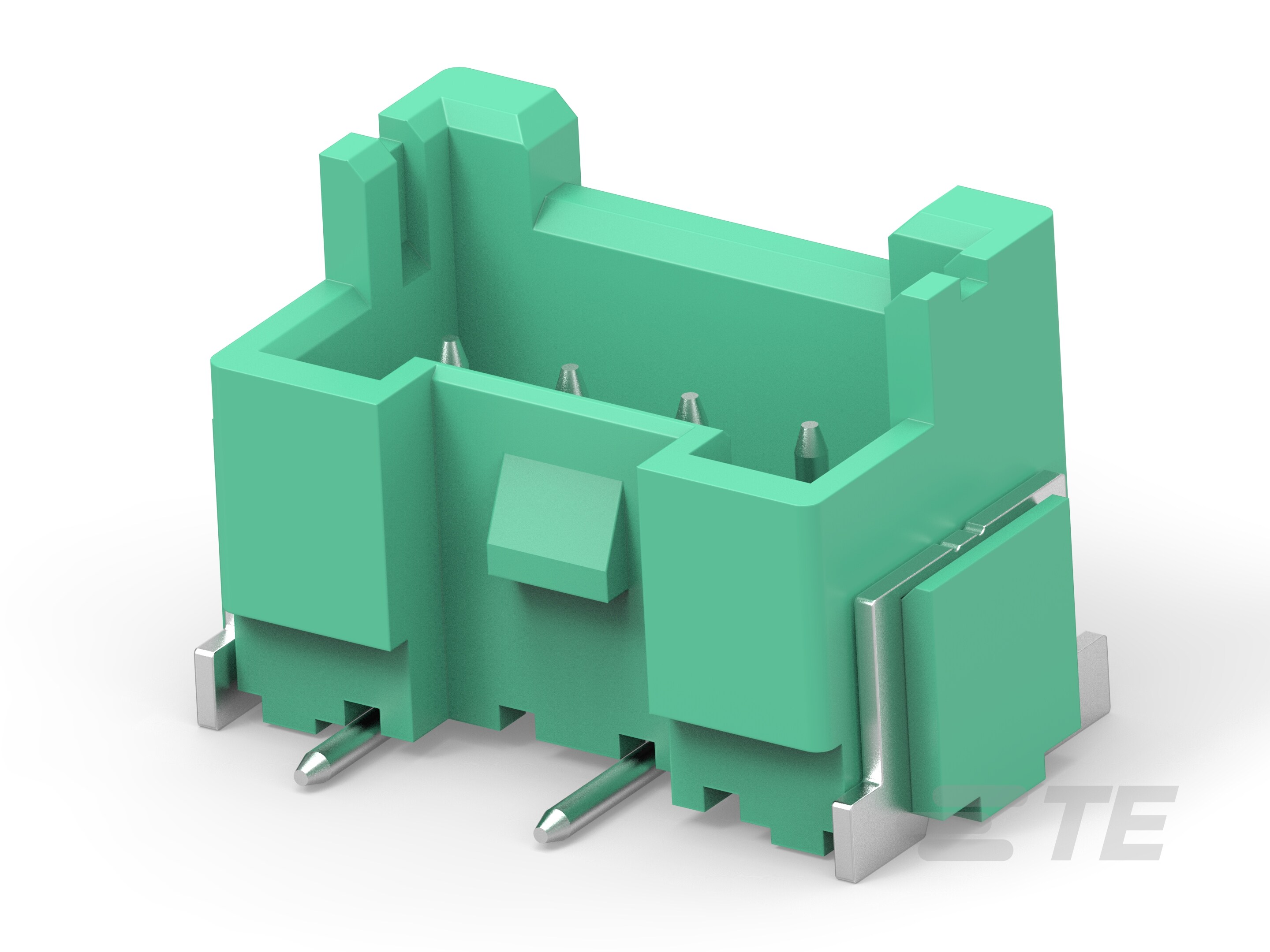 EP2.5 single row SMT header,4P,green-1-2365497-8