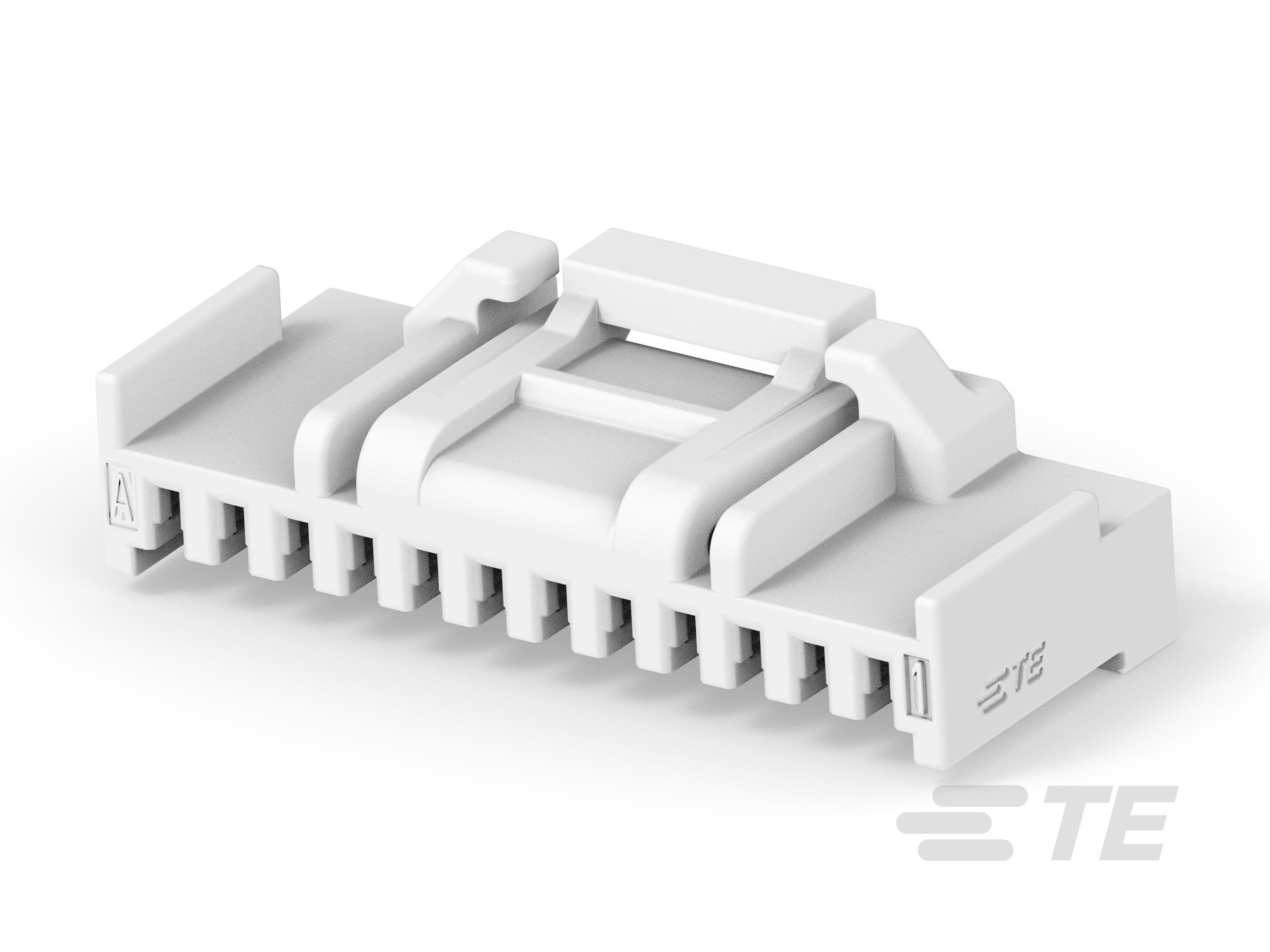 SGI 1.25 Plug HSG, 12P, Key A, Natural-1-2371404-2