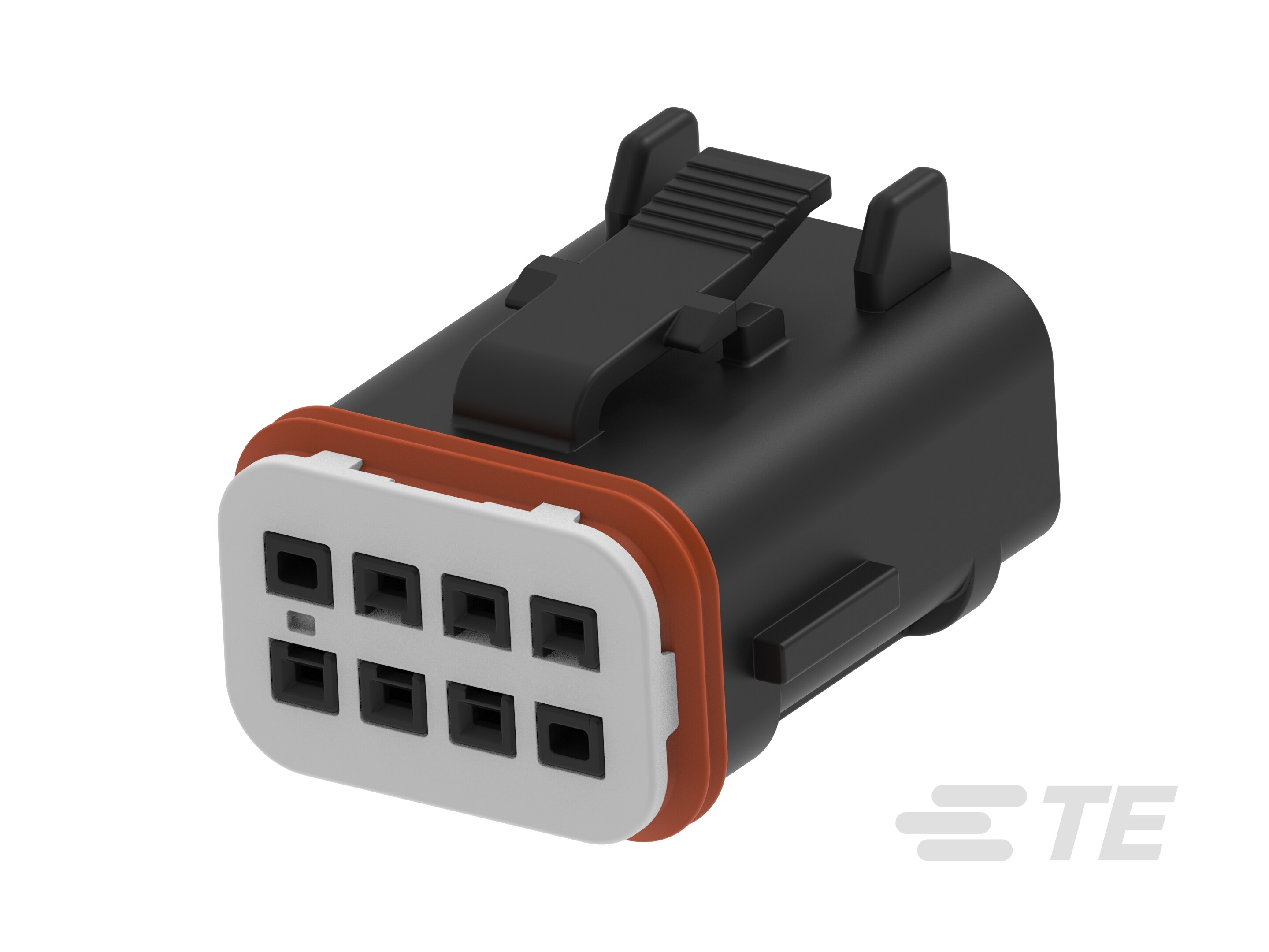 6POS,MCON 1.2,REC HSG ASSY,SLD,COD C-1-2375555-3
