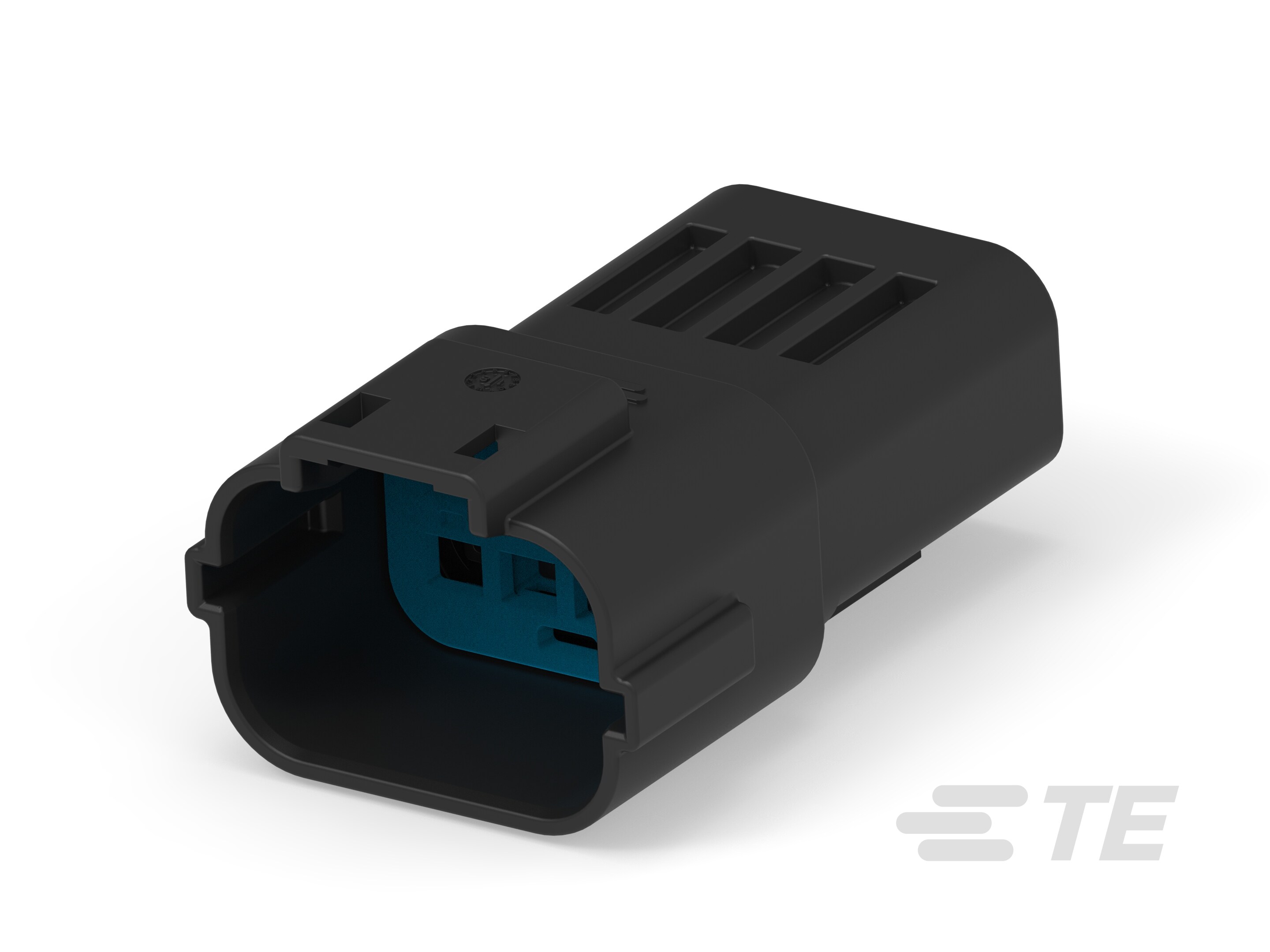 6POS,MCON 1.2,TAB HSG ASSY,SLD,COD D-1-2375556-4