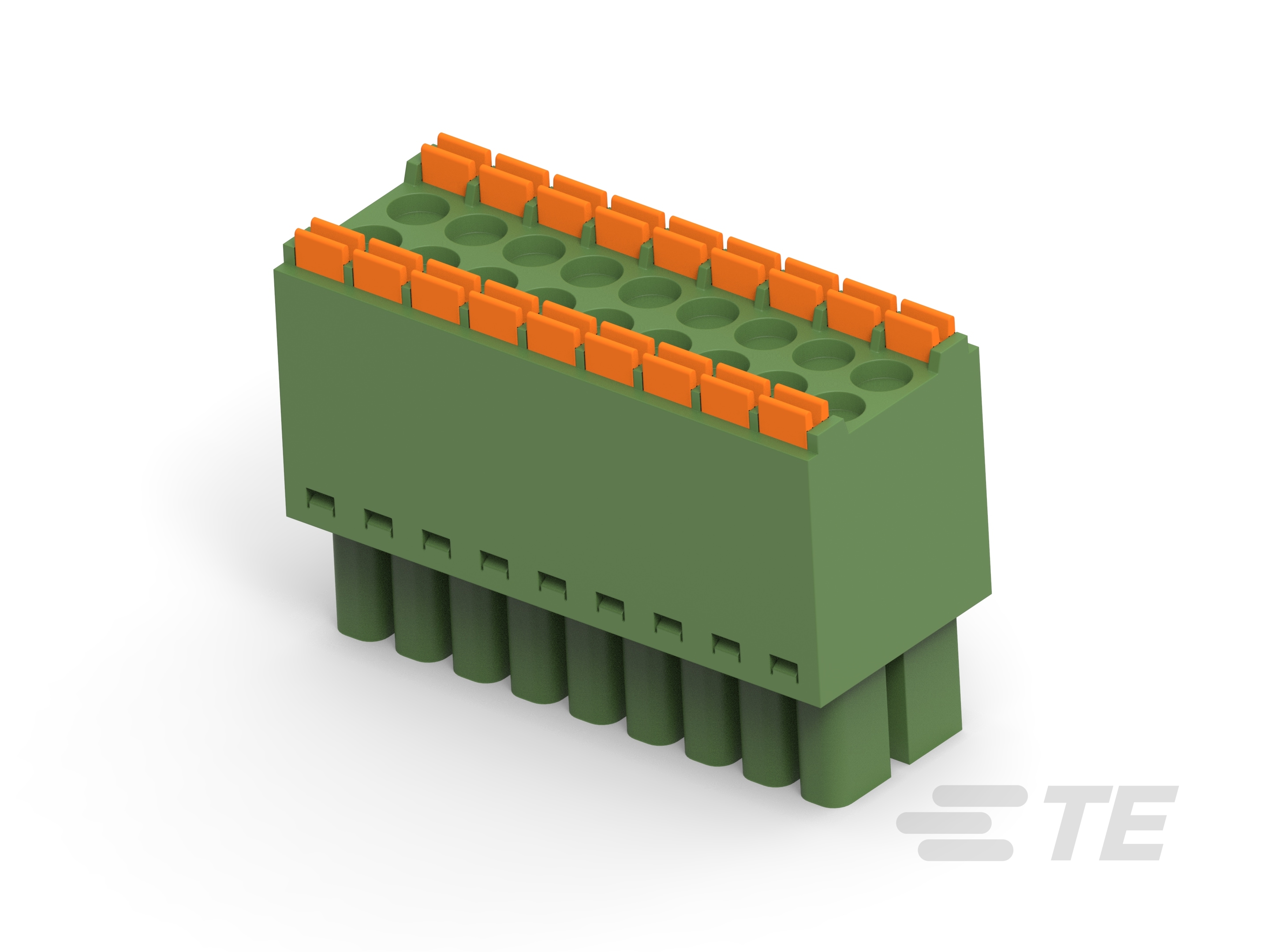 18 POS DR SPRING TB PLUG, PITCH 3.5-1-2385013-8