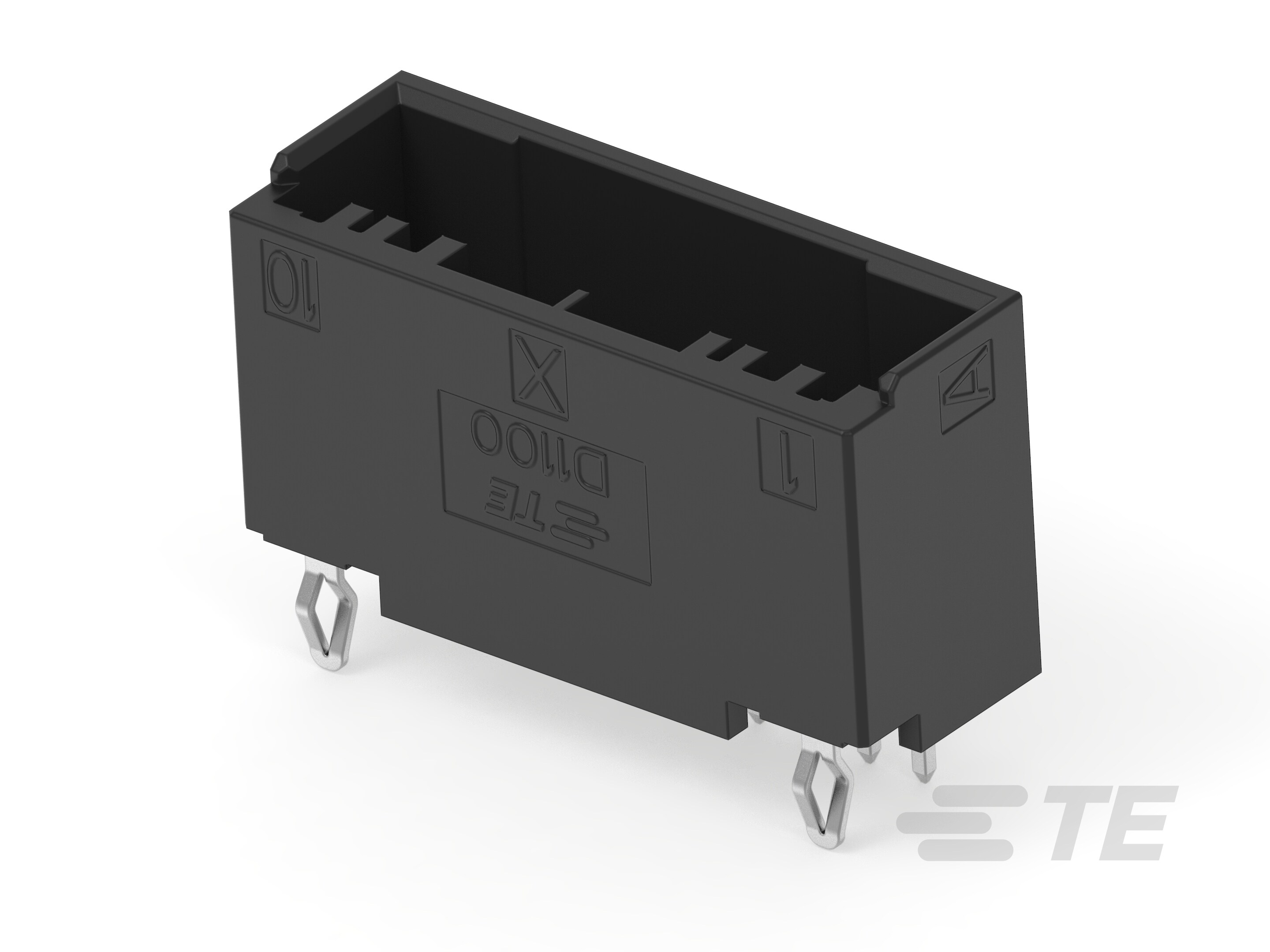 D1100S HDR  ASSY, 10POS, V-TYPE, TIN-PL-1-2390471-0