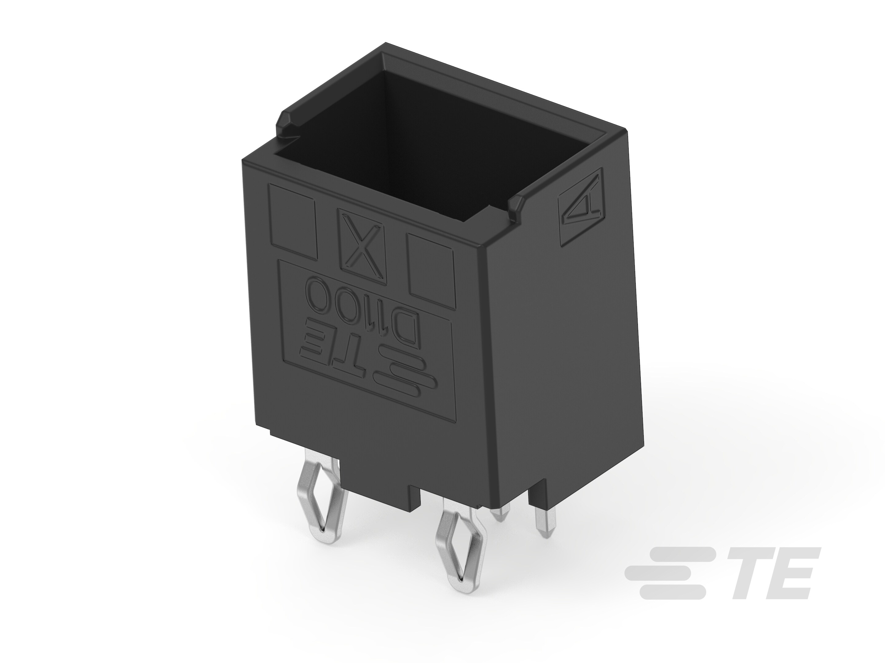 D1100S HDR  ASSY, 4P, X-KEY, V, TIN-PL-1-2390471-4