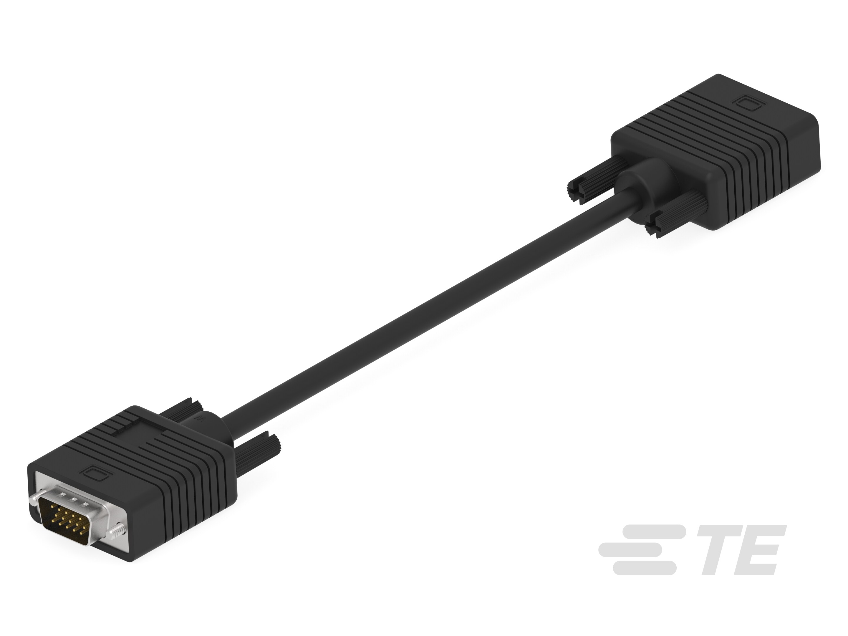 15POS, D SUB CABLE, 26AWG, 5 FT, M-T-F-1-2478170-2