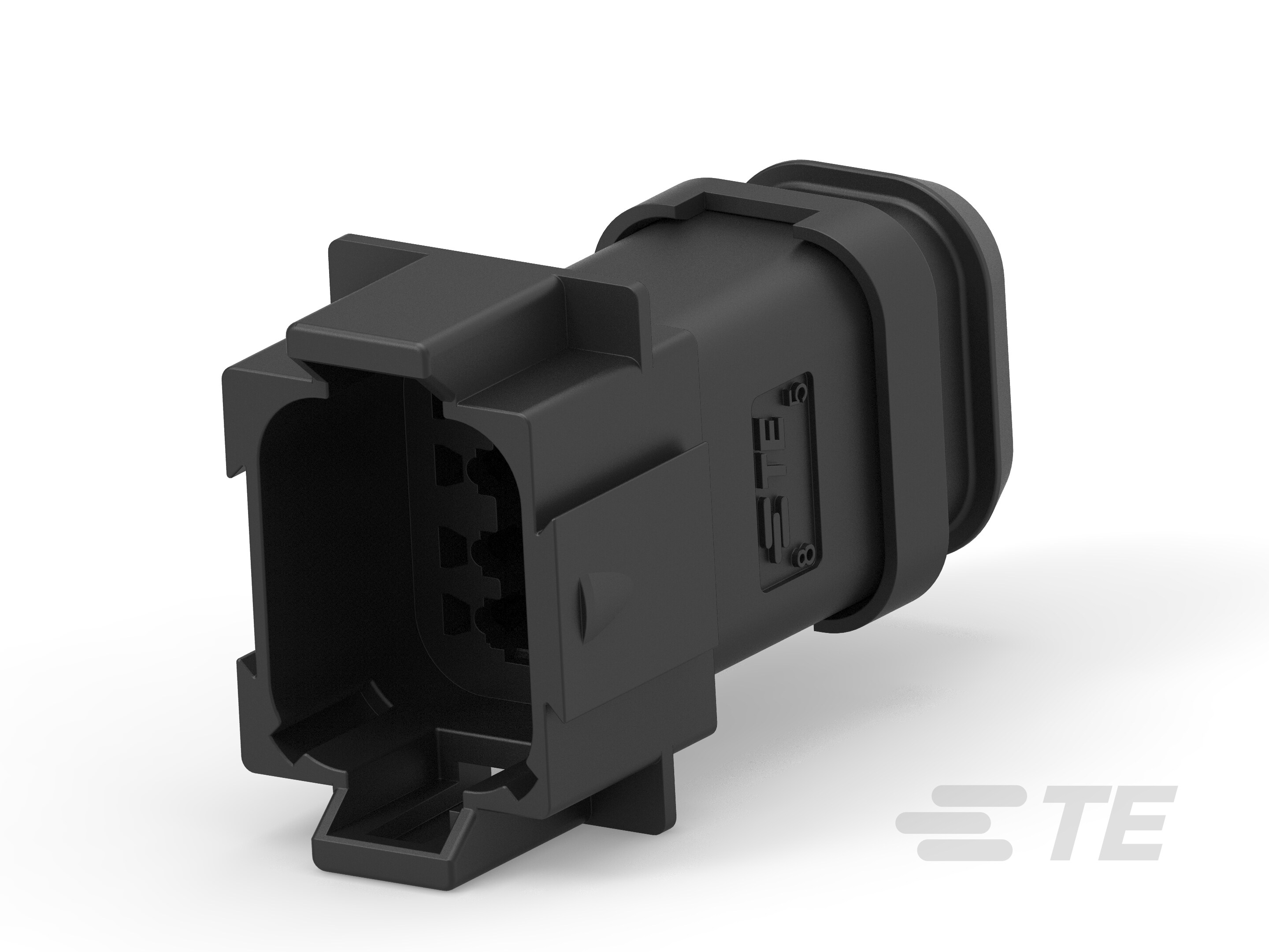 8CCT RECEP BLACK K B W/SMALL SEAL & HS-1-2600038-3