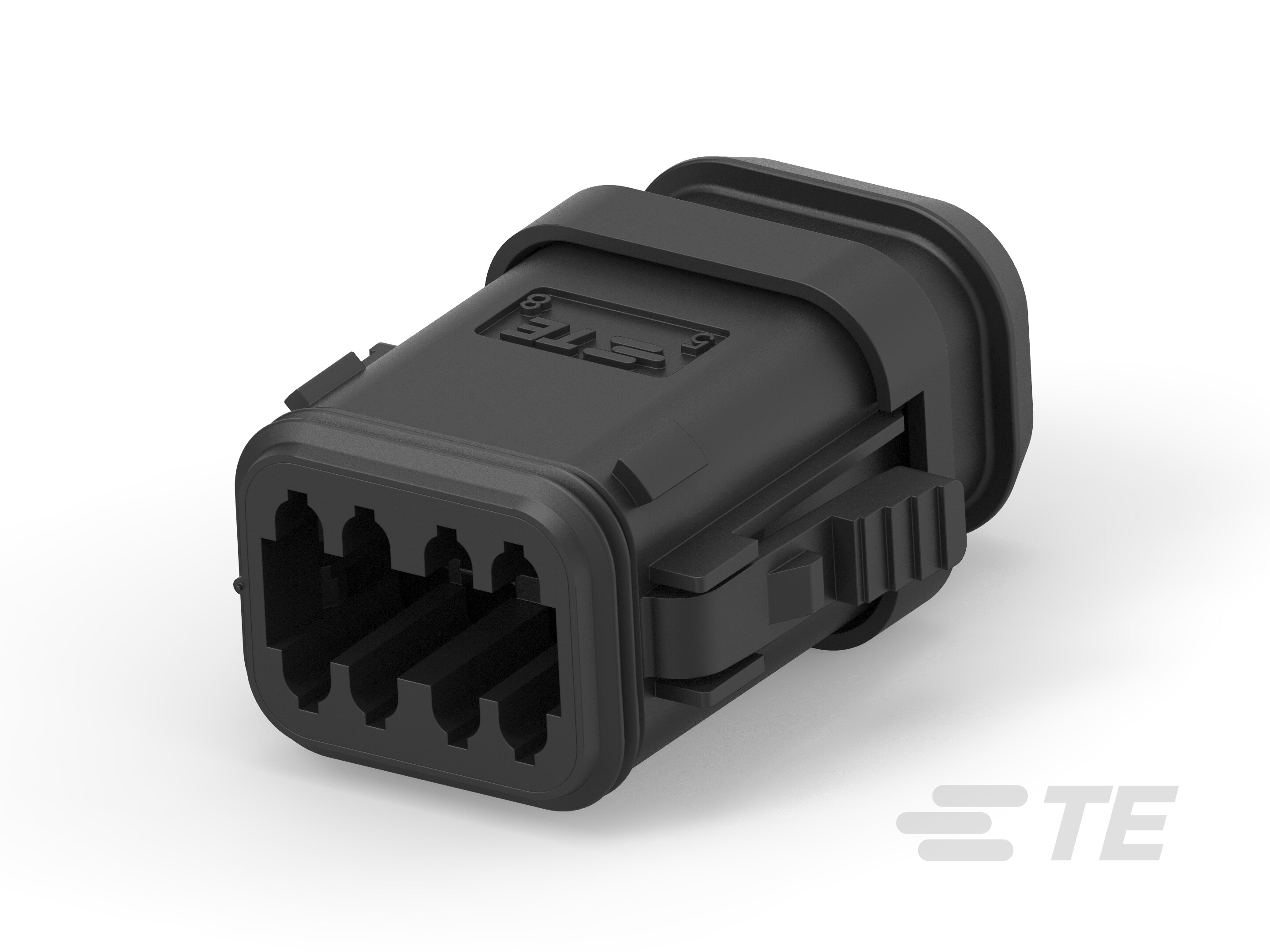 8CCT PLUG BLACK K A W/SMALL SEAL & HS-1-2600039-2