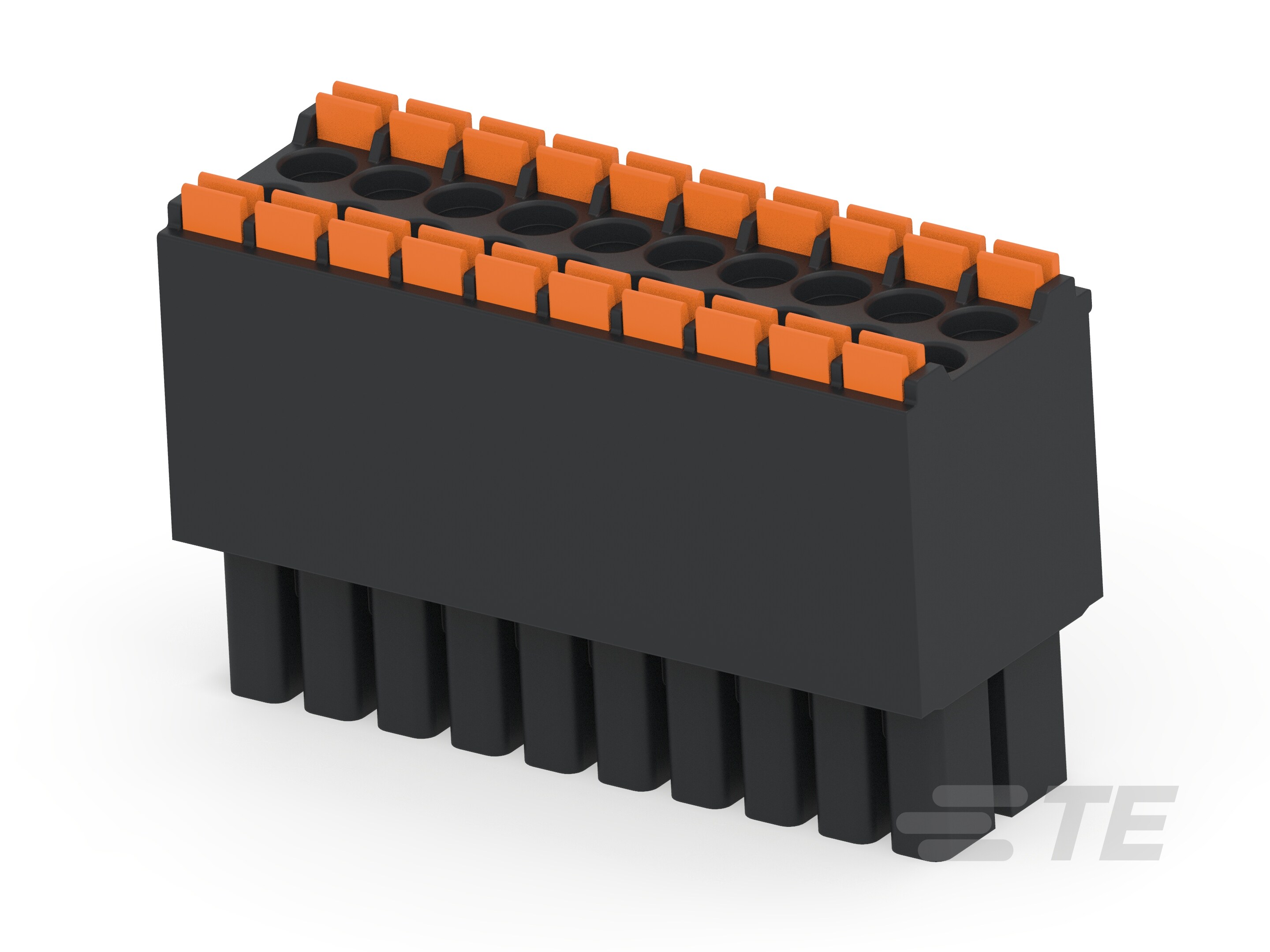 2x10P Spring TB Plug 3.5, BK-1-2842487-0