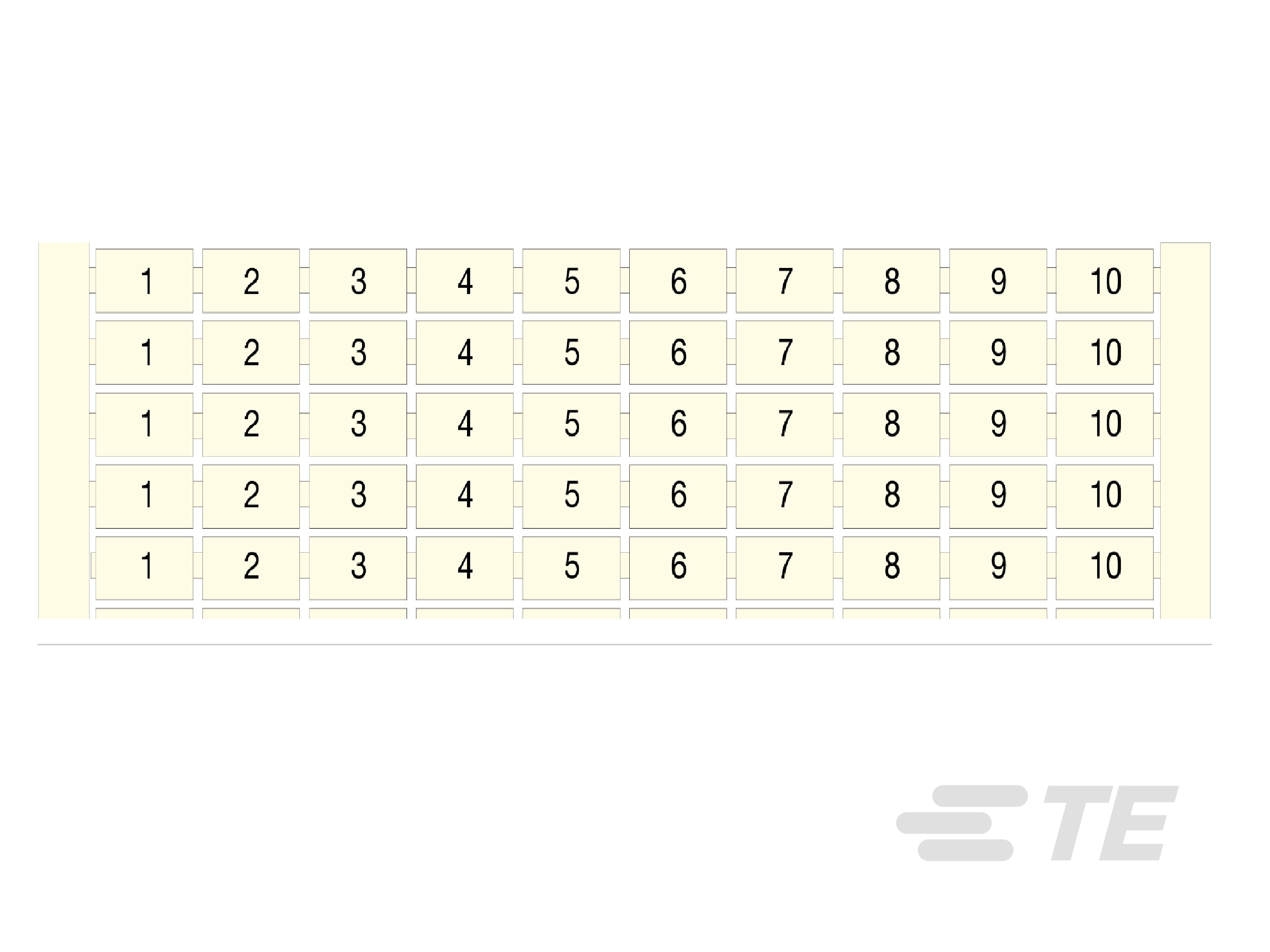 RCAL85 1->10 (X10) HORIZONTAL-1SNA237002R2300
