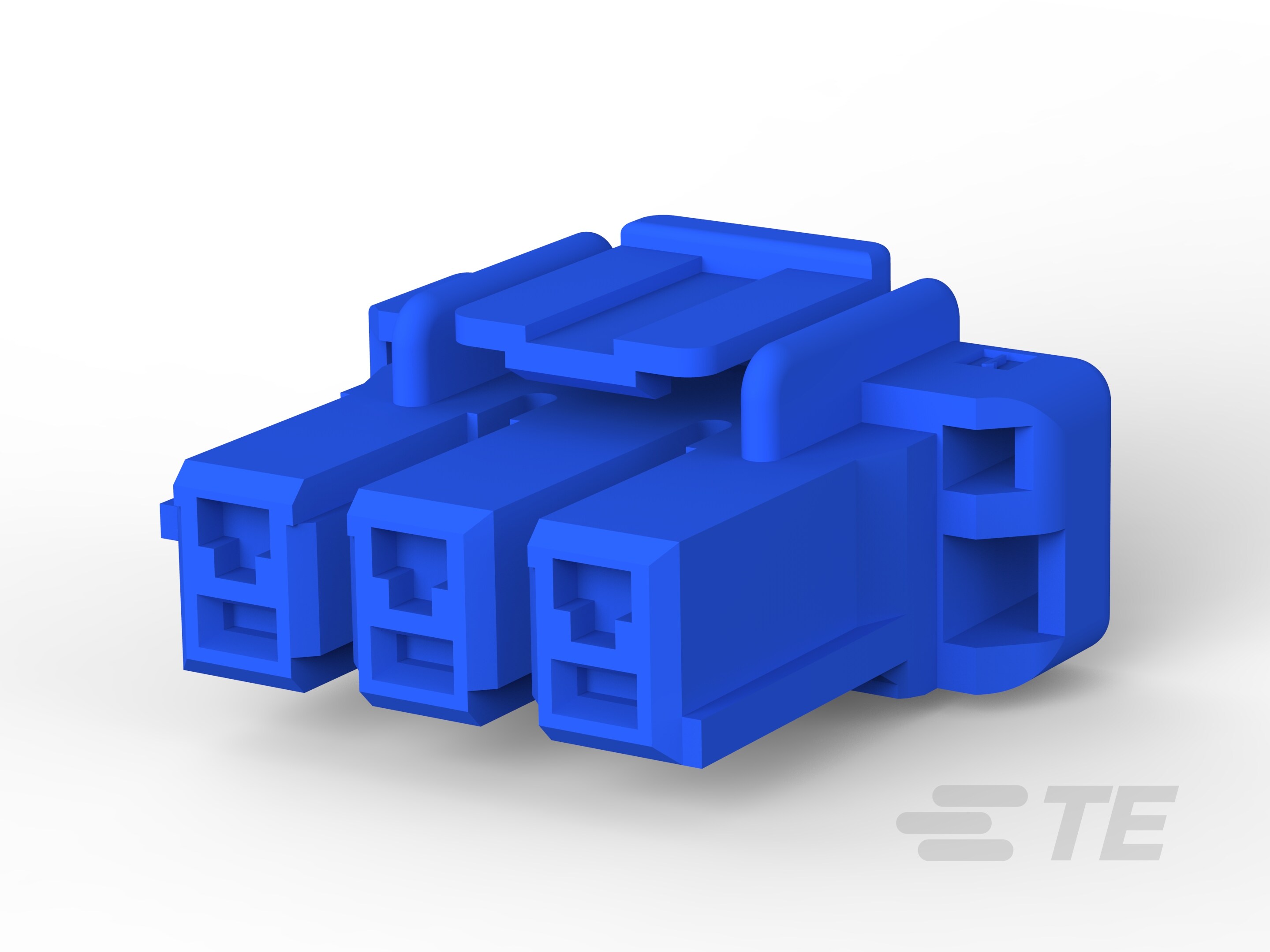 5MM POWER KEY 3P PLUG HSG BLUE-2-1376389-3