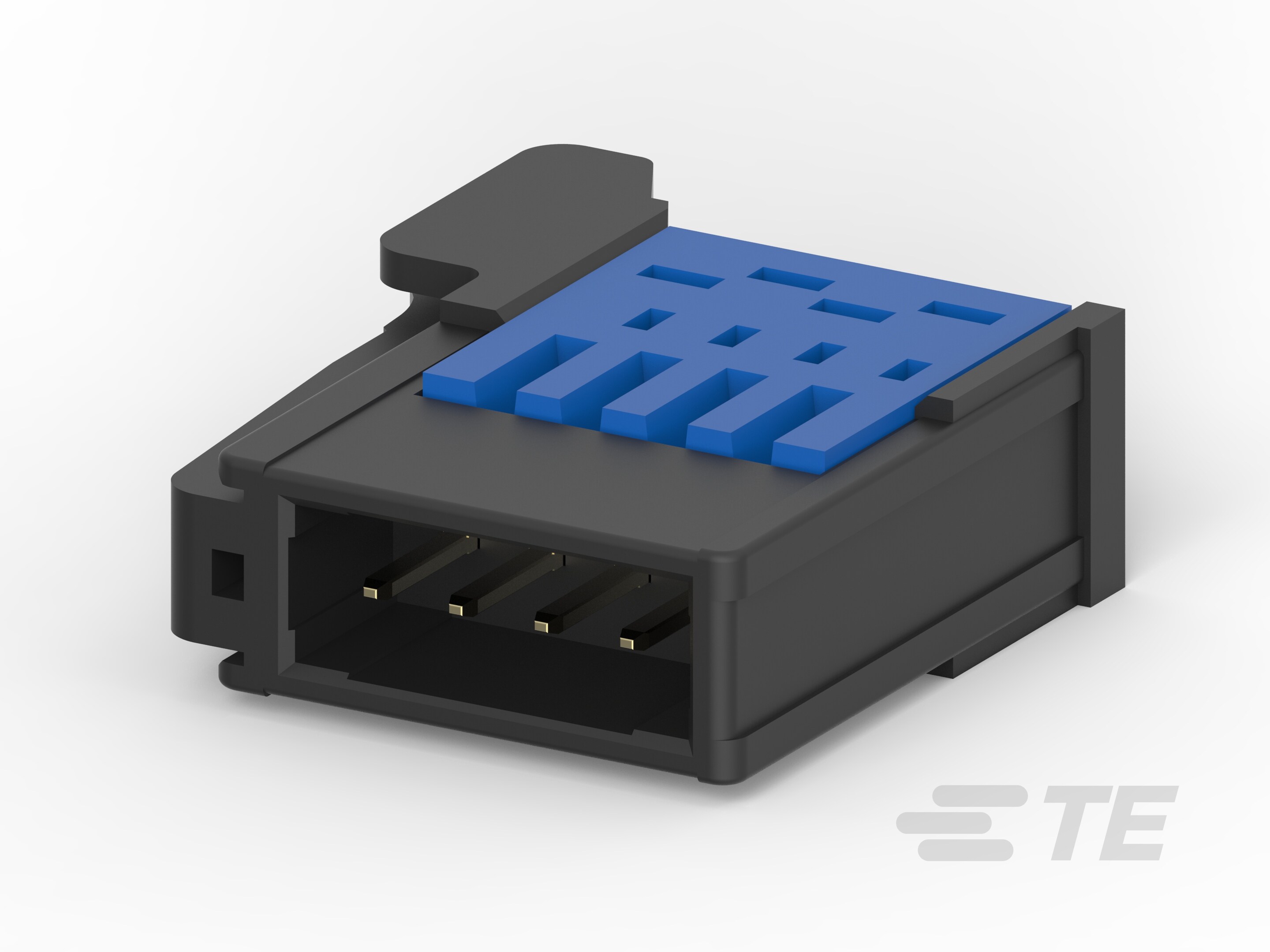 RITS CONN. PLUG ASSY 4P BLUE-2-1473562-4