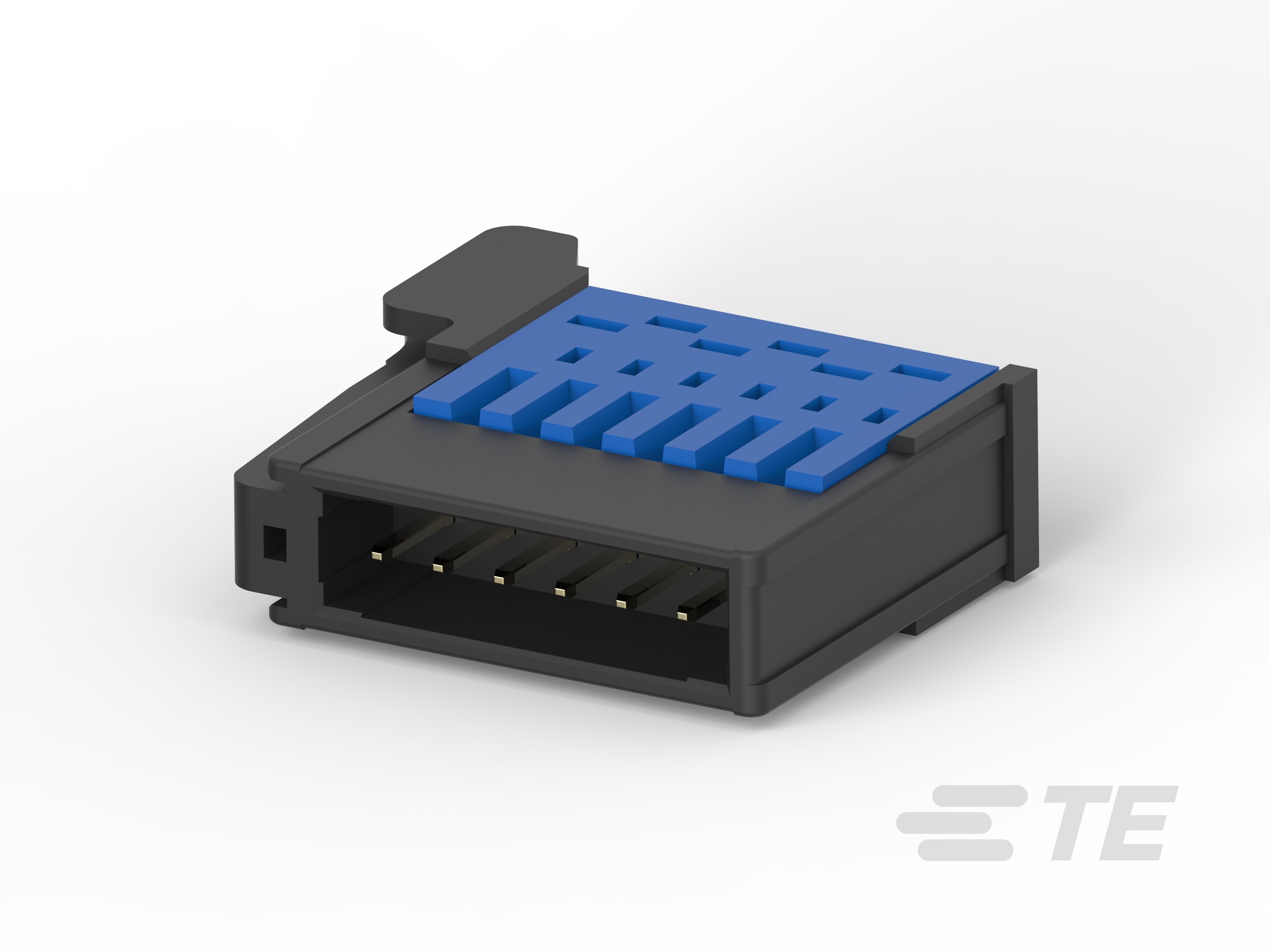 RITS CONN. PLUG ASSY 6P BLUE-2-1473562-6