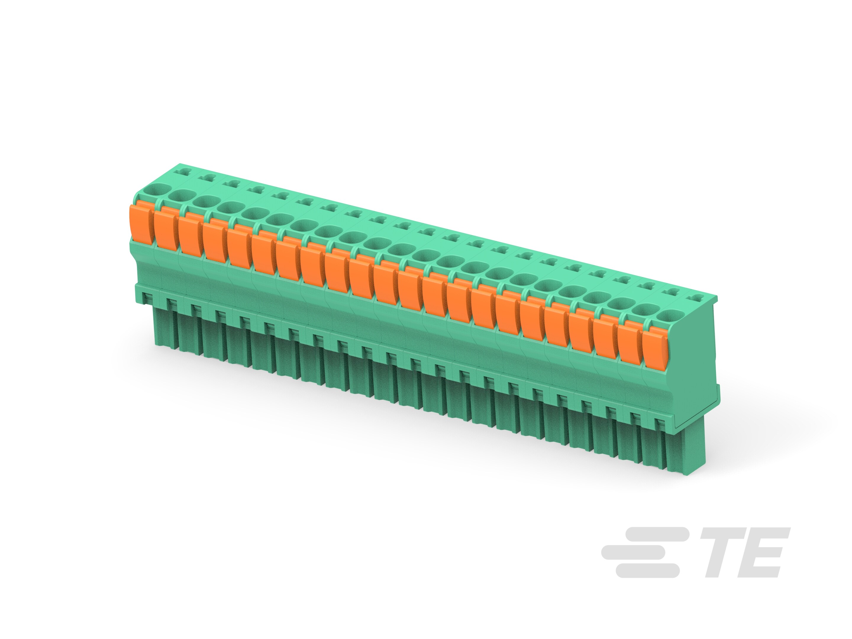 STR PLUG SPRING TYPE LH 22P, 3.50mm-2-1986693-2