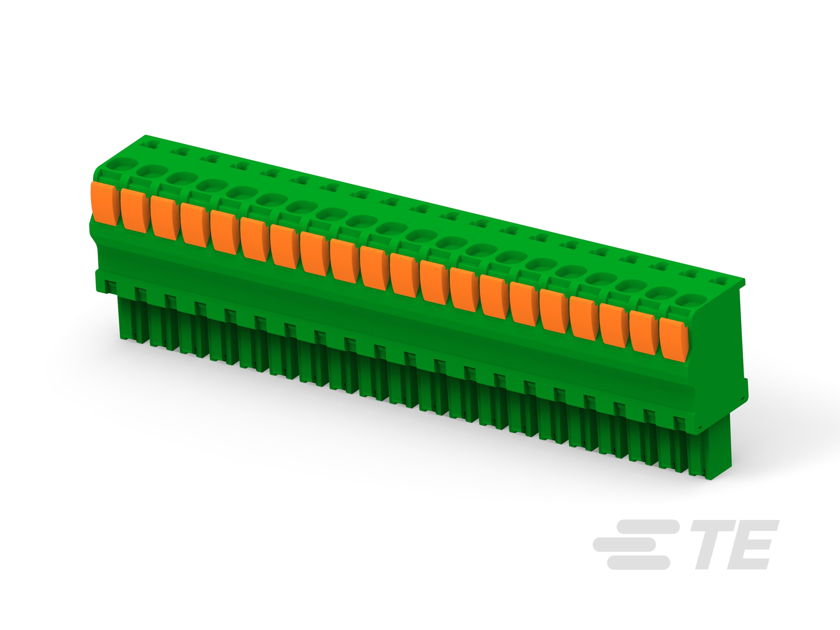 STR PLUG SPRING TYPE RH 20P, 3.81mm-2-1986720-0