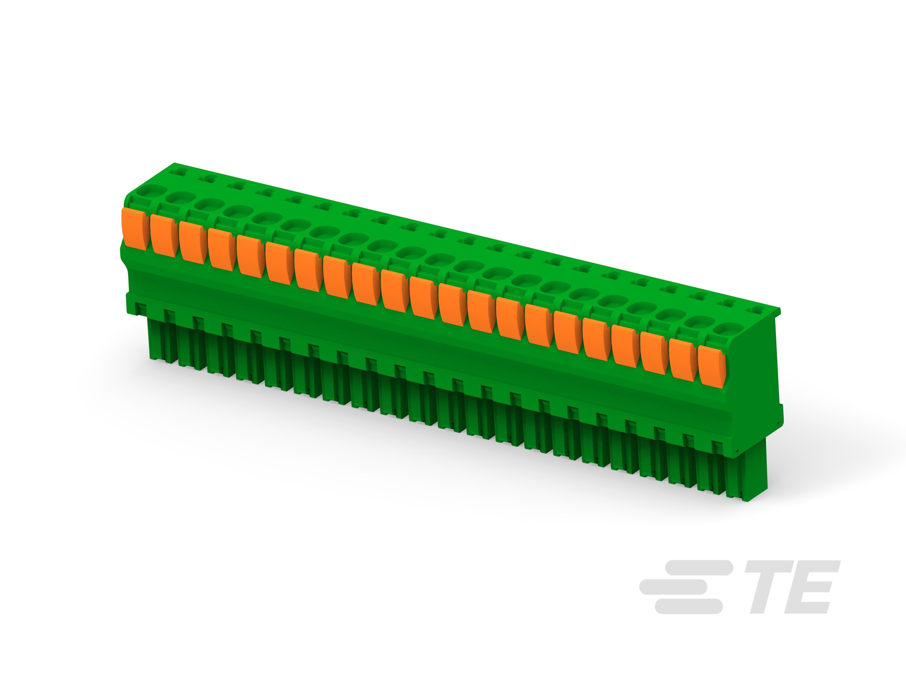 STR PLUG SPRING TYPE RH 21P, 3.81mm-2-1986720-1