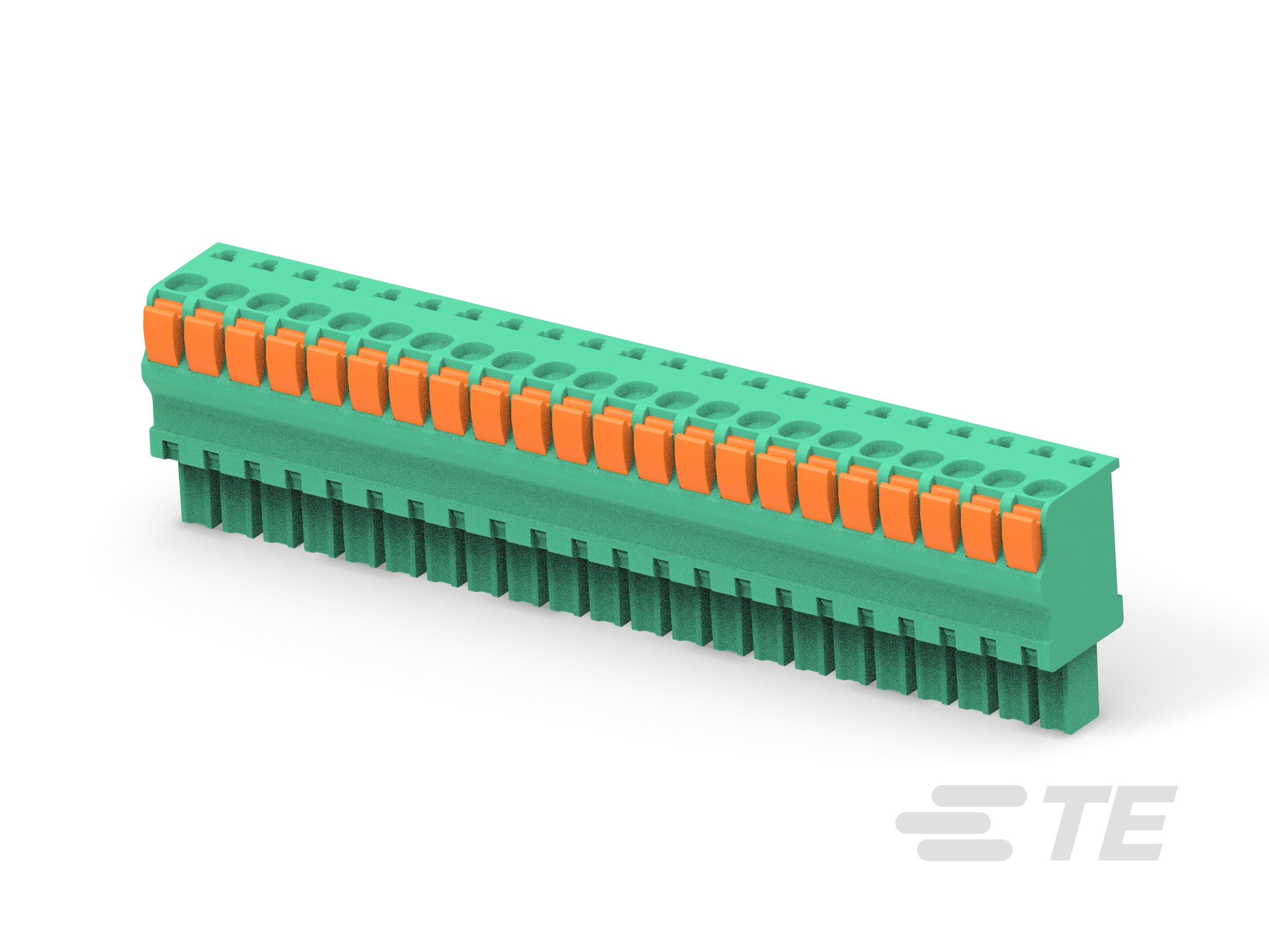 STR PLUG SPRING TYPE LH 22P, 3.81mm-2-1986722-2